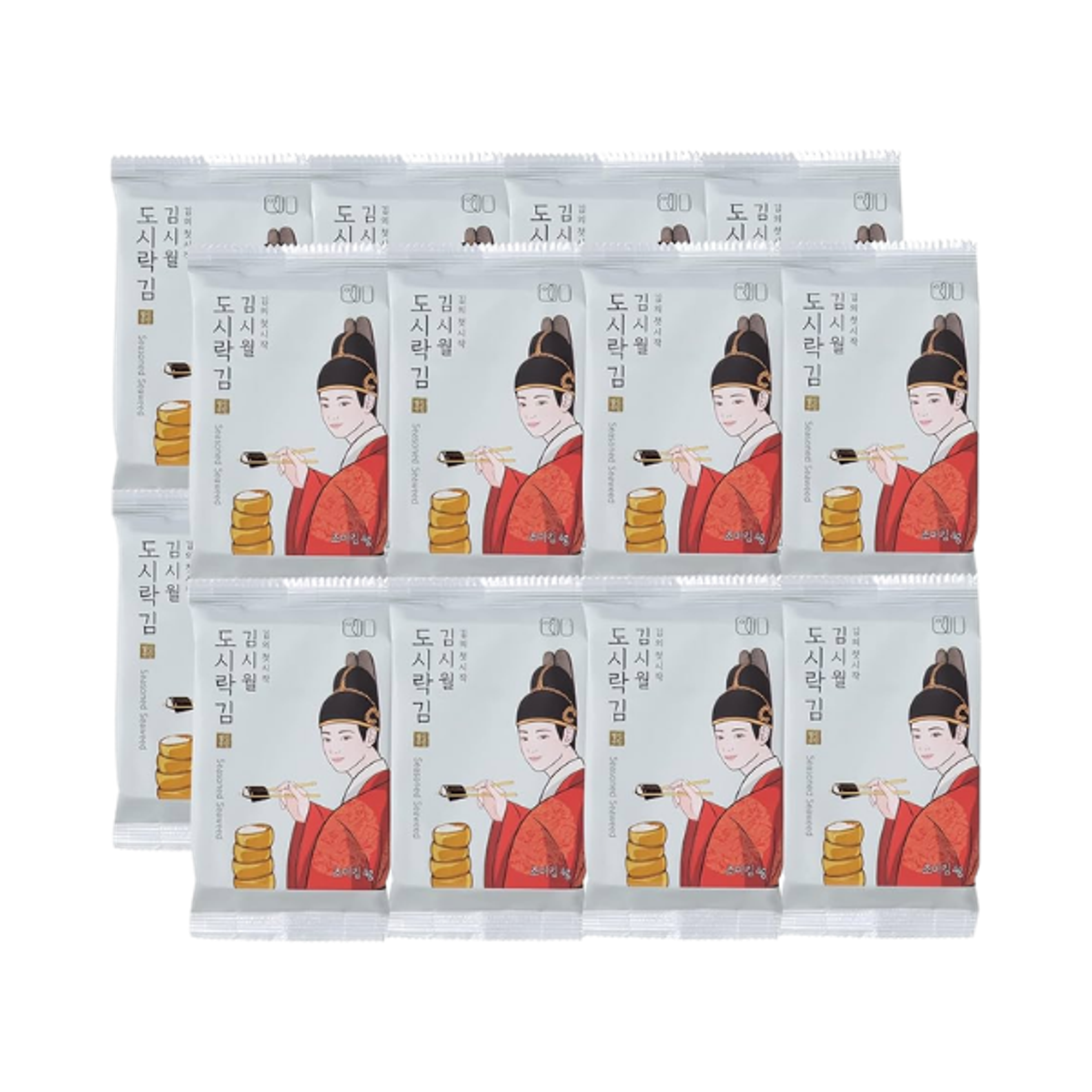 GIM SI WOL Roasted Seaweed Snack Pack of 16 – Healthy and Tasty