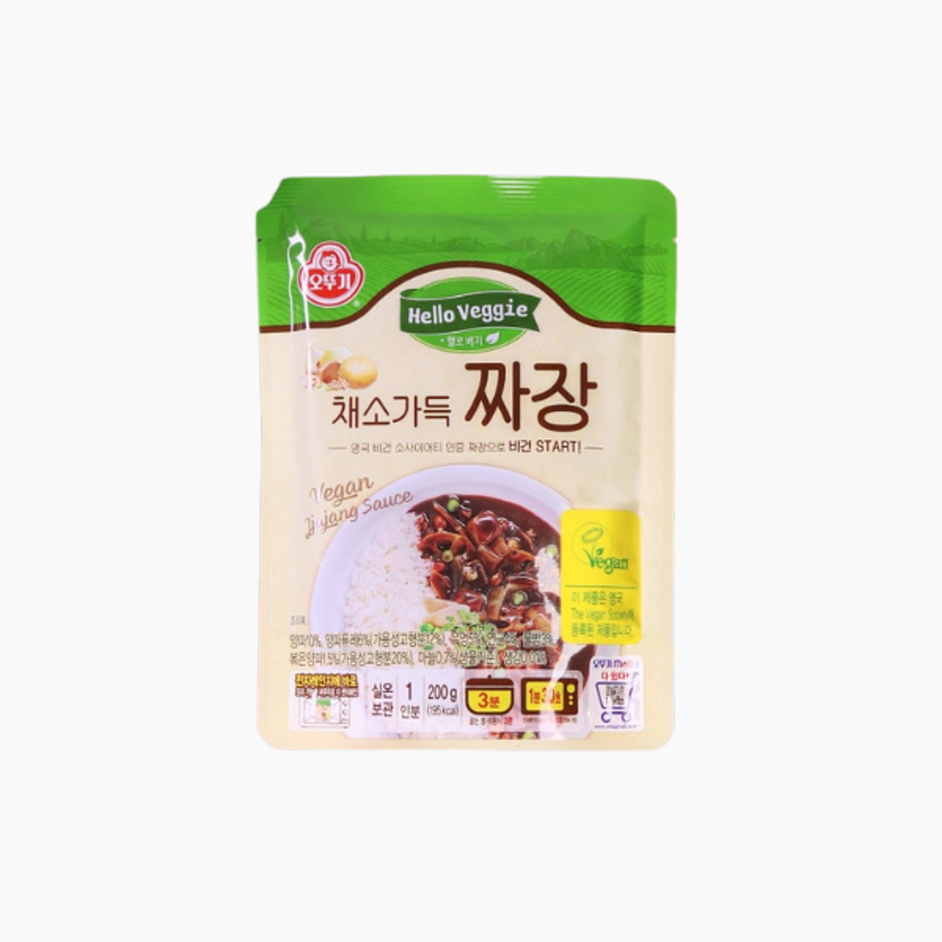 OTTOGI Vegan Jjajang: Gemüse Nudelsauce, authentisch koreanisch & pflanzlich