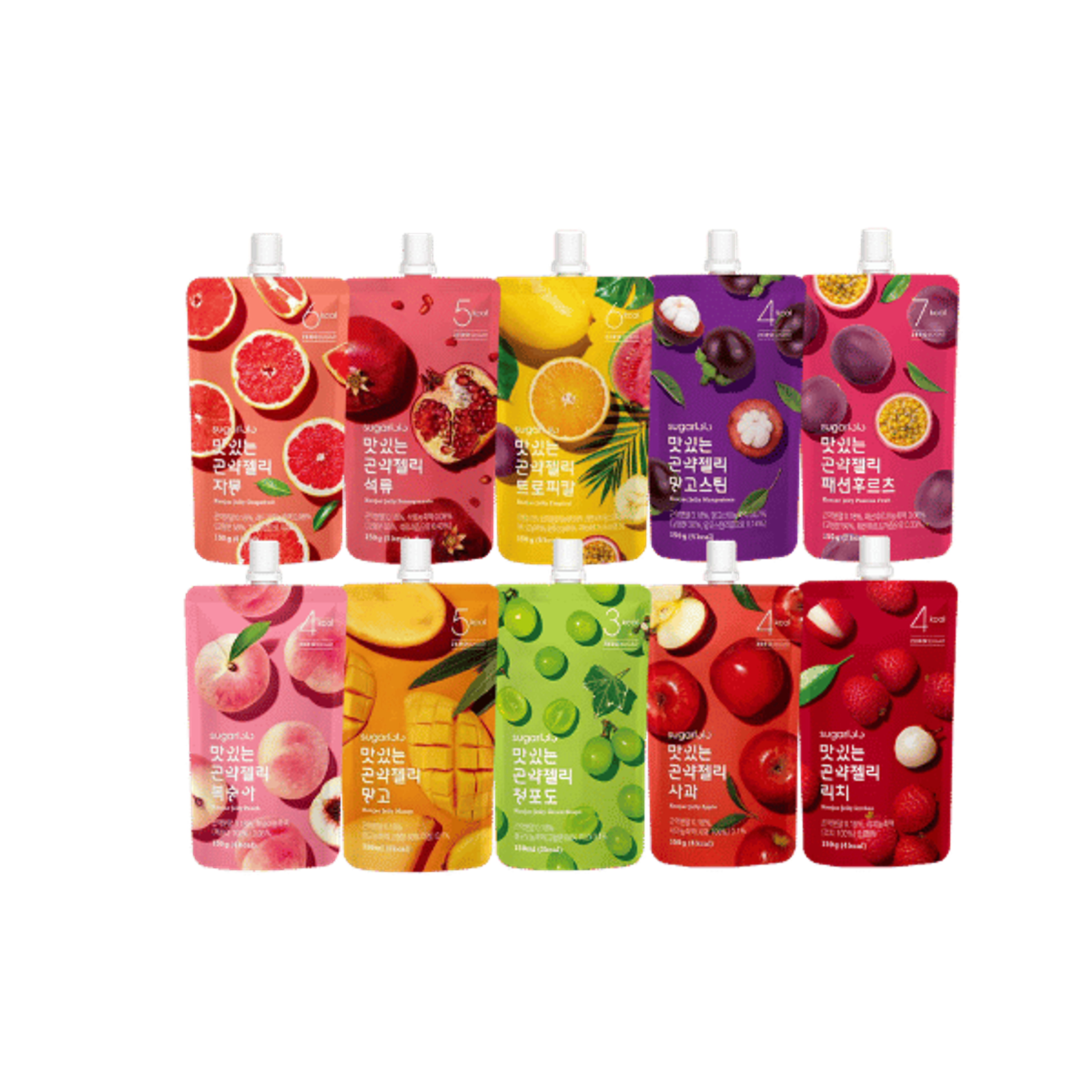 INTAKE Sugarlolo Konjac Jelly 10er Set | Zuckerfreie Konjak Jelly Drinks