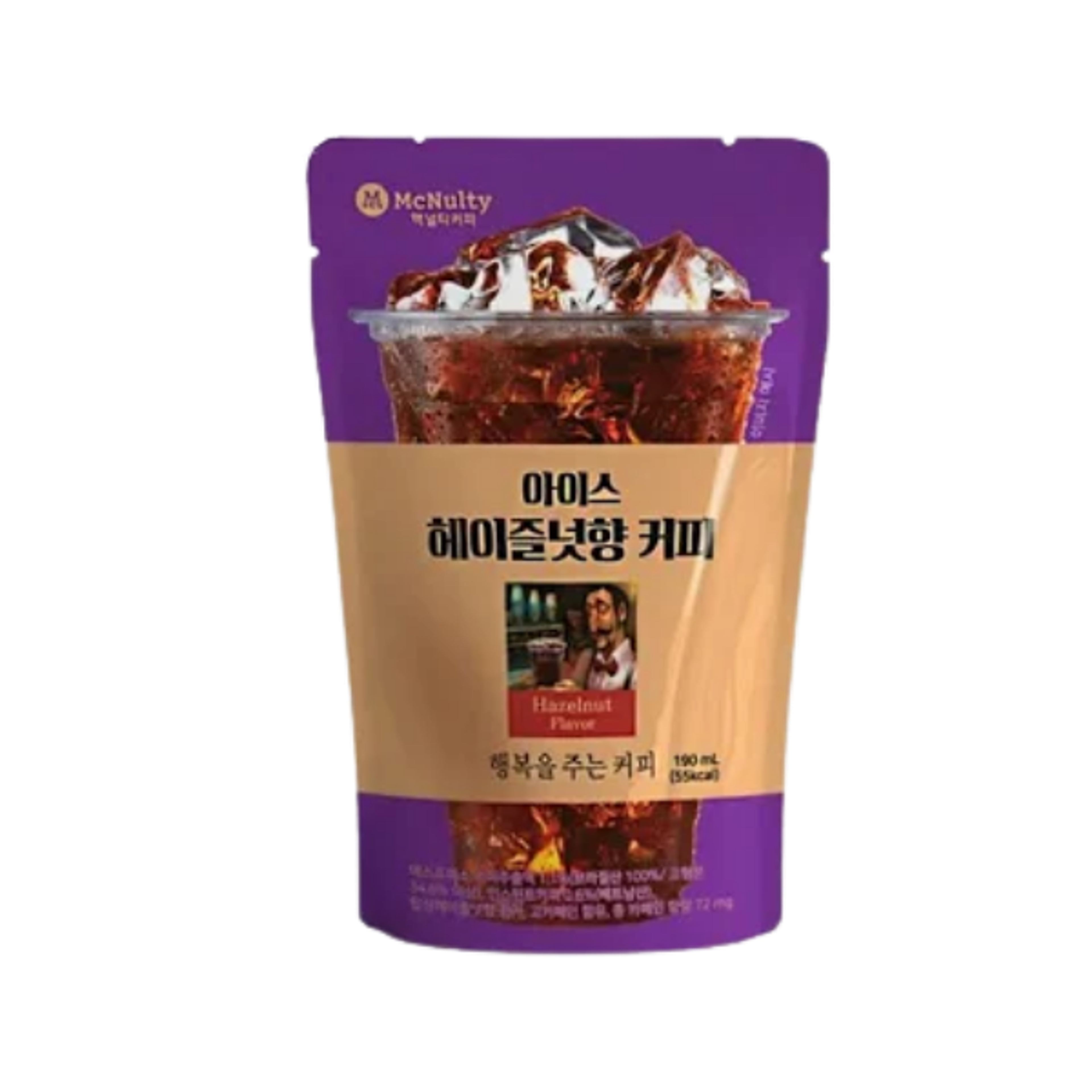 McNulty Iced Hazelnut Flavored Coffee 190ml - Erfrischender Haselnuss-Kaffee in praktischer Verpackung