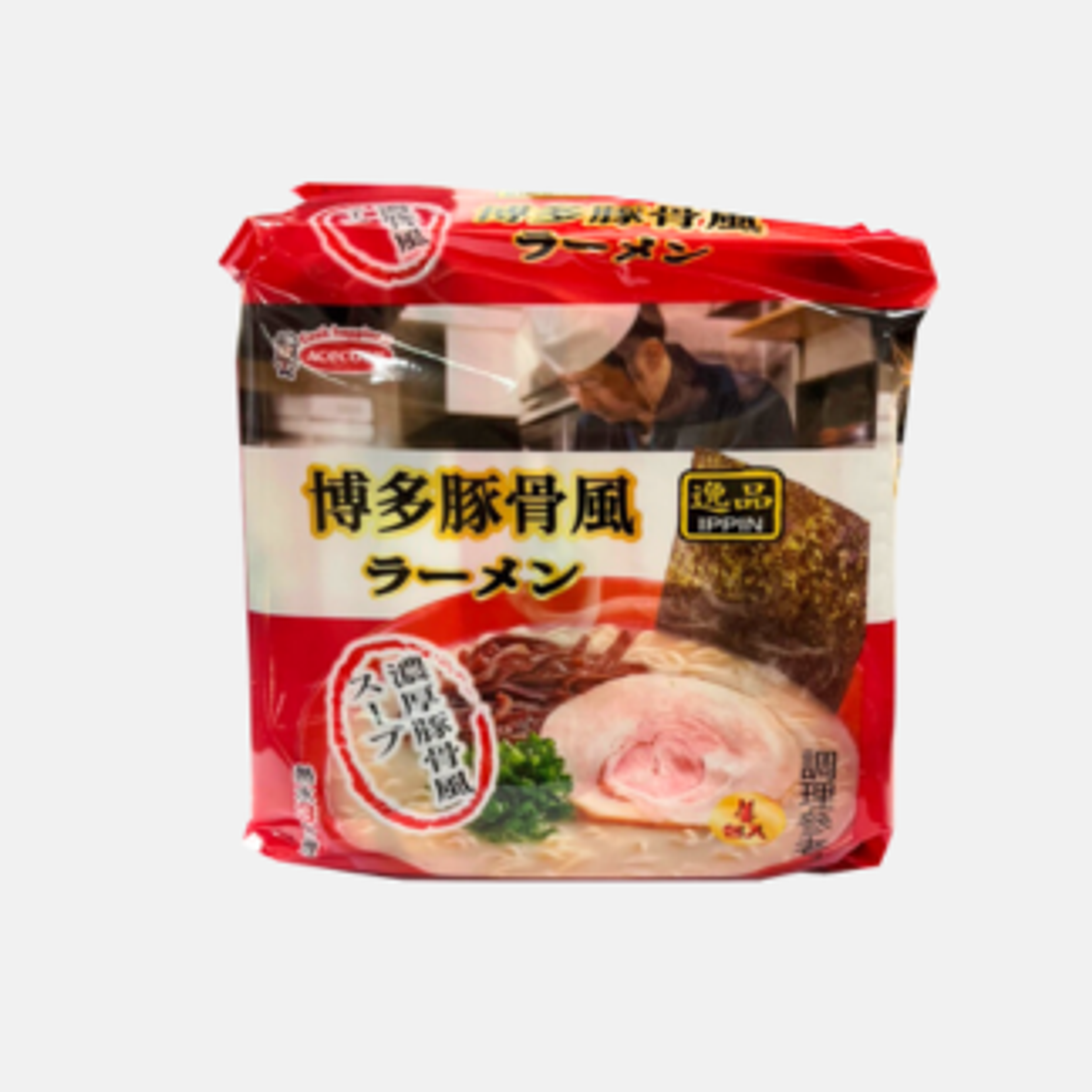 Acecook Hakata Tonkotsu Ramen 4er-Pack - Authentischer Japanischer Geschmack