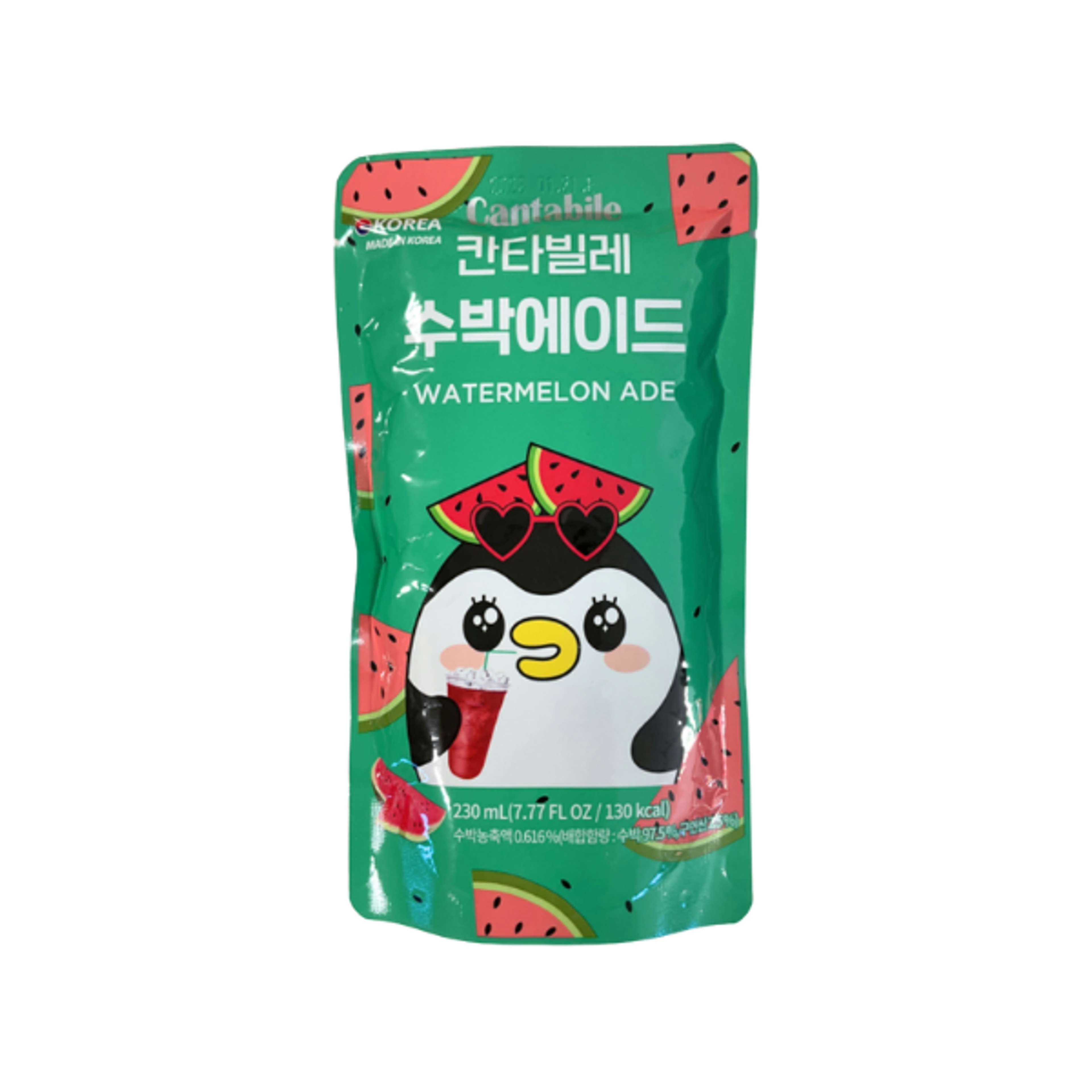 CANTABILE Watermelon Flavored Ade 230ml | Refreshing Watermelon Ade Drink