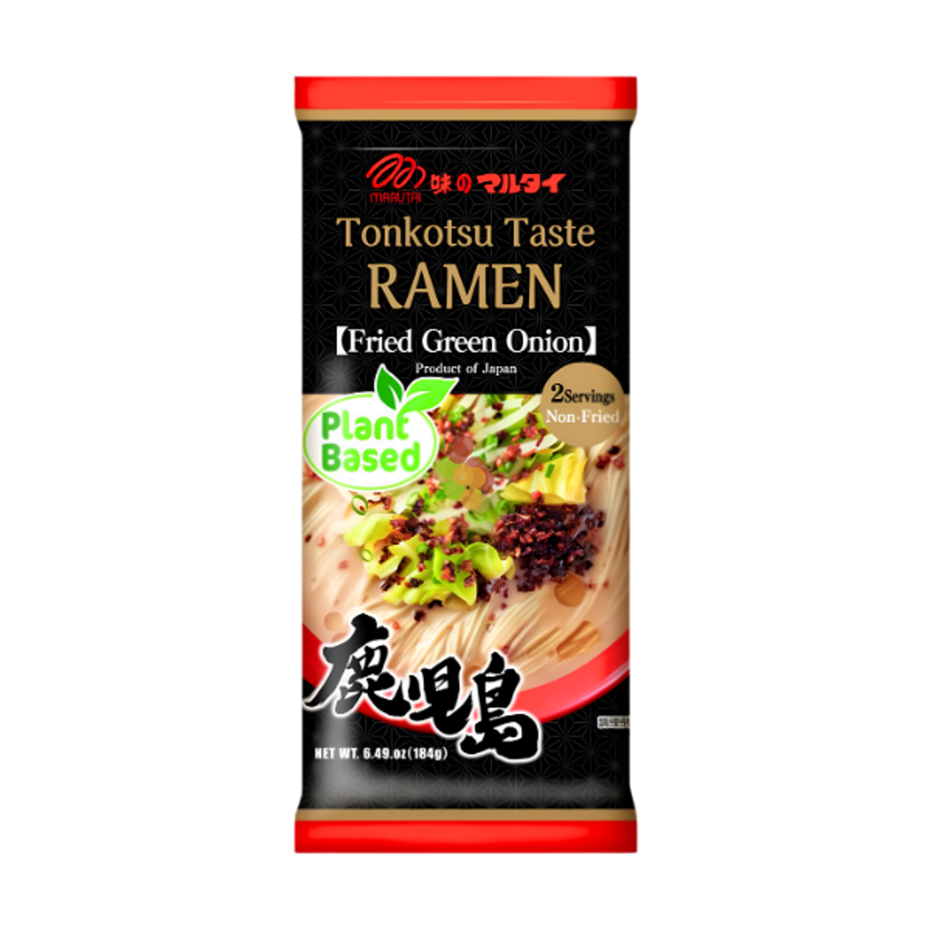 MARUTAI Kagoshima Tonkotsu Style Ramen 187g - Japanische Ramen mit reichhaltiger Schweinebrühe