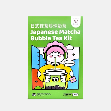 Tokimeki Japanese Matcha Bubble Tea Kit 255g - Entdecke den wahren Geschmack des Bubble Teas