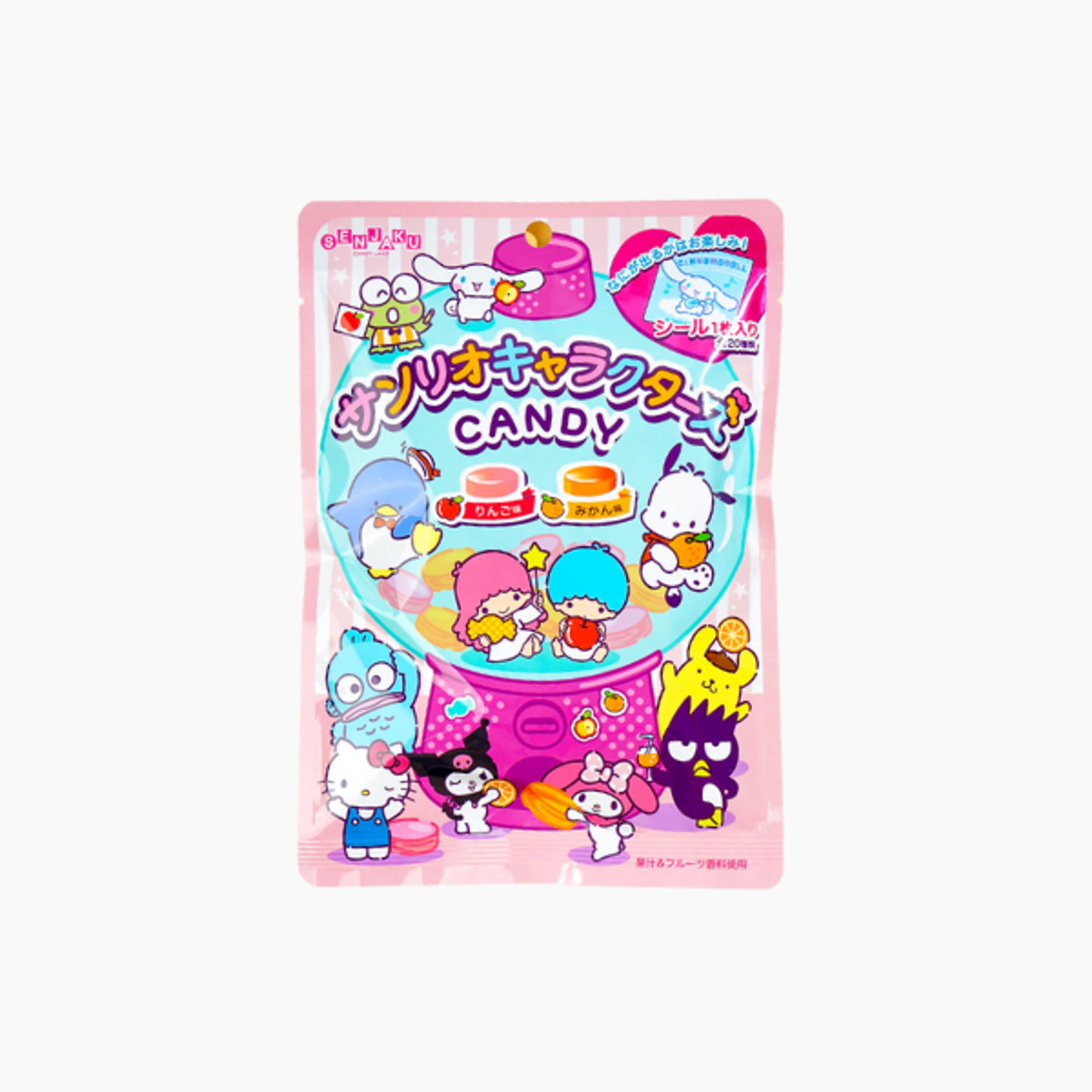 SENJAKU x Sanrio Characters Candy 47g – Süße Leckerei mit Sanrio-Stickern