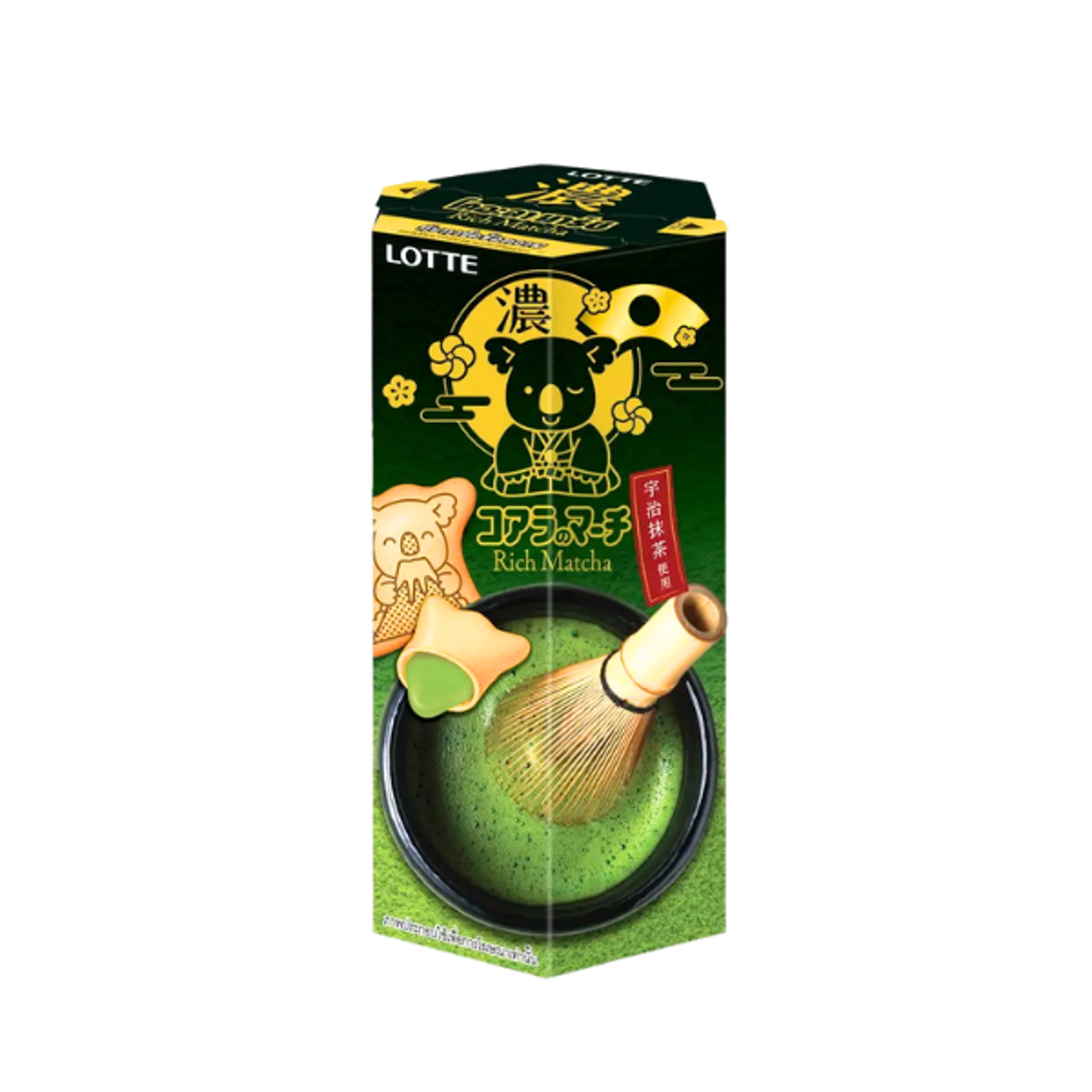 LOTTE Koala’s Rich Matcha 33g | Japanische Kekse mit cremiger Matcha-Füllung