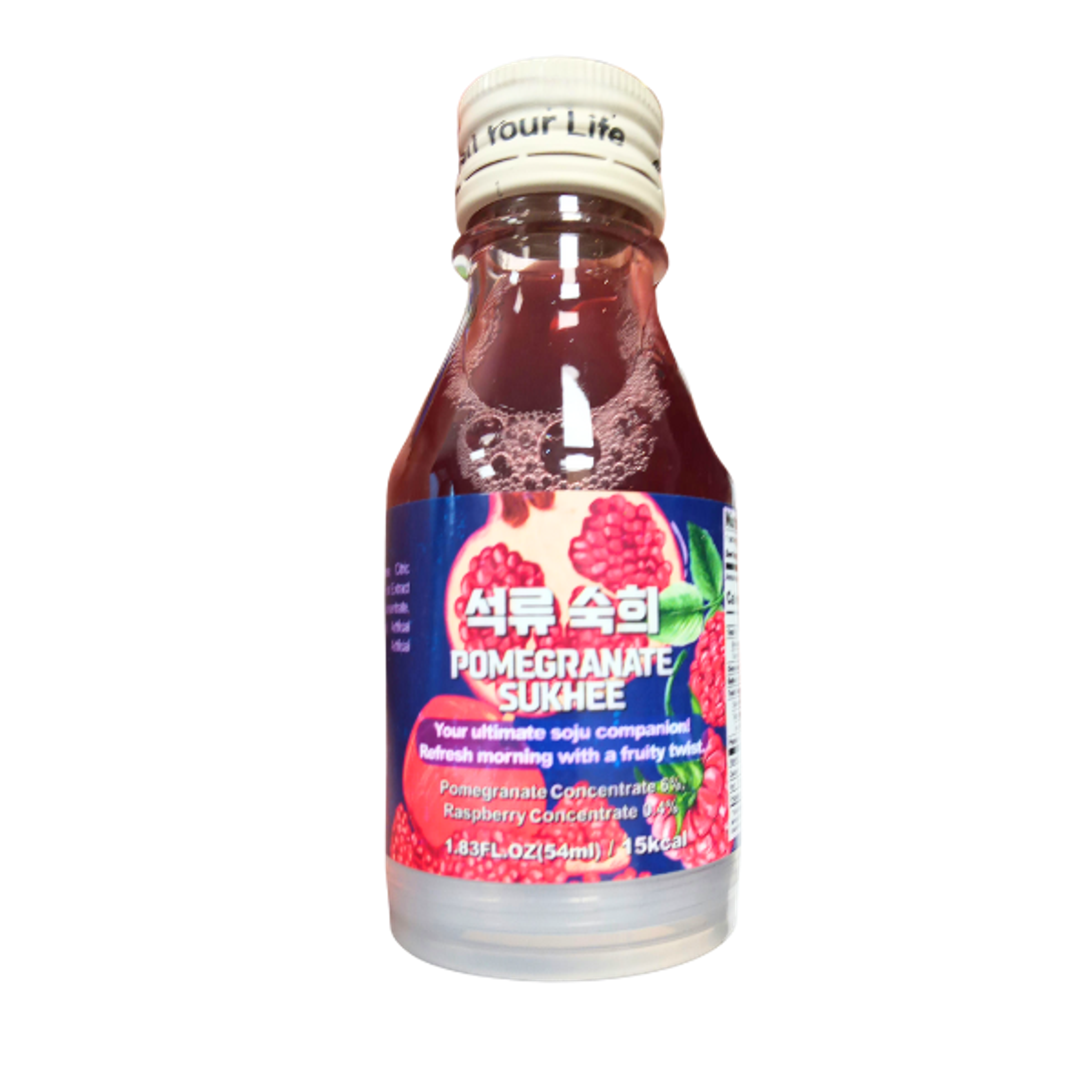 SUKHEE Granatapfel Erfrischungsgetränk 54ml | Fruchtig-süßer Energy-Drink für neue Vitalität