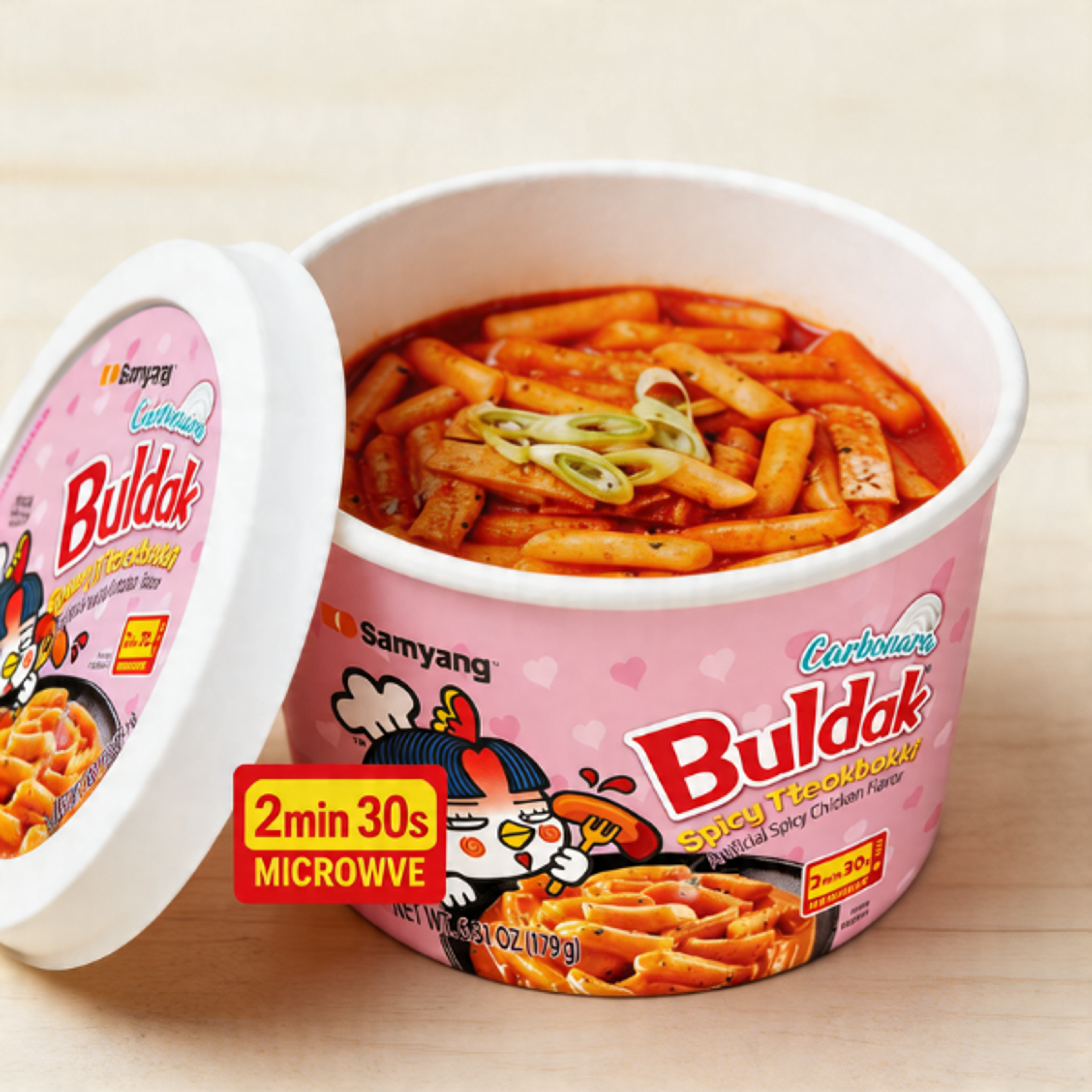 Buldak Carbonara Tteokbokki