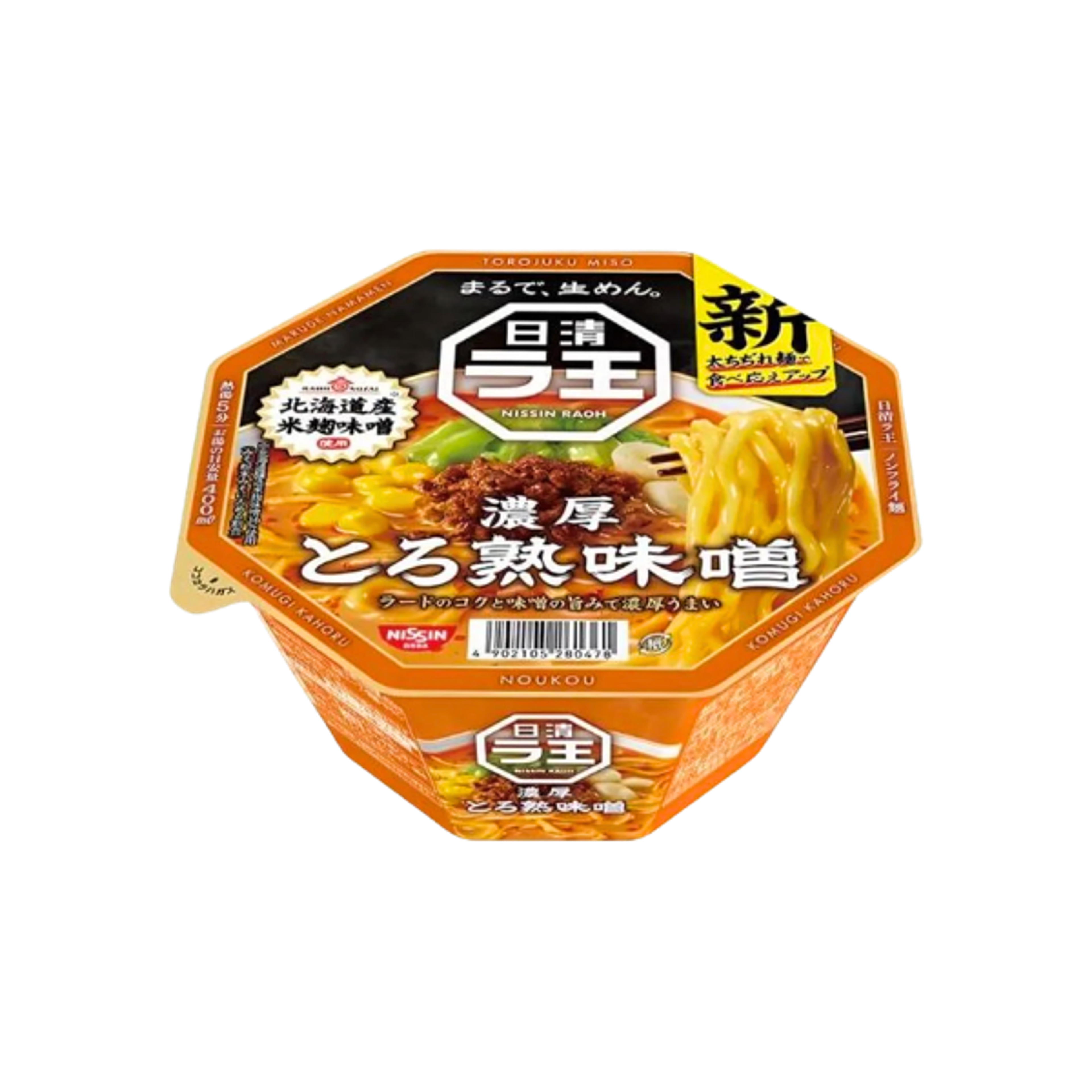 NISSIN Cup Raoh Torojuku Miso 118g | Premium Instant Ramen