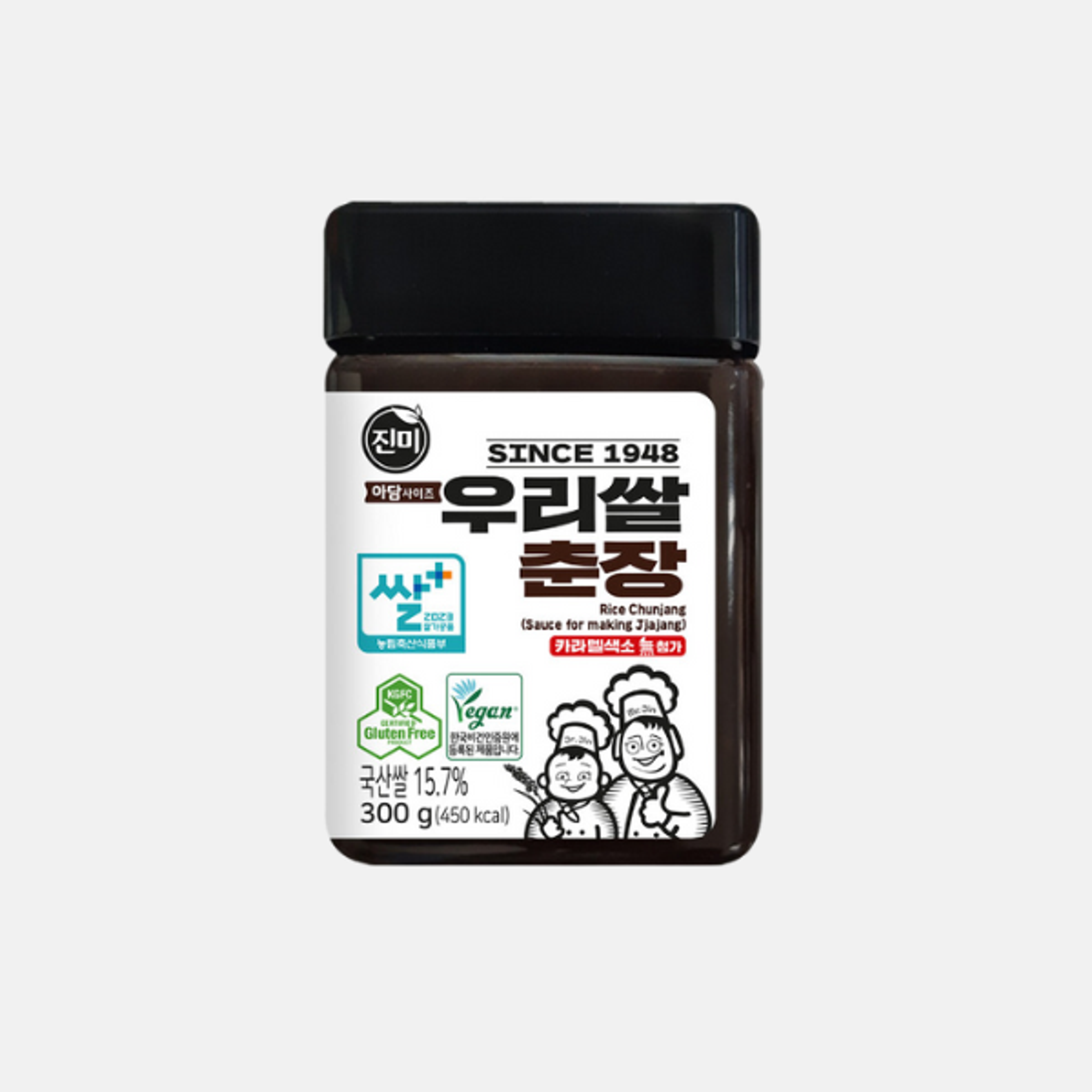 JINMI Gluten-Free Vegan Rice Chunjang 300g – Sauce für Jjajang