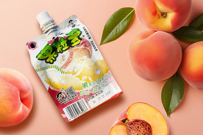 WantWant Peach Flavor Fruit Juice Jelly 300ml – Unique taste experience