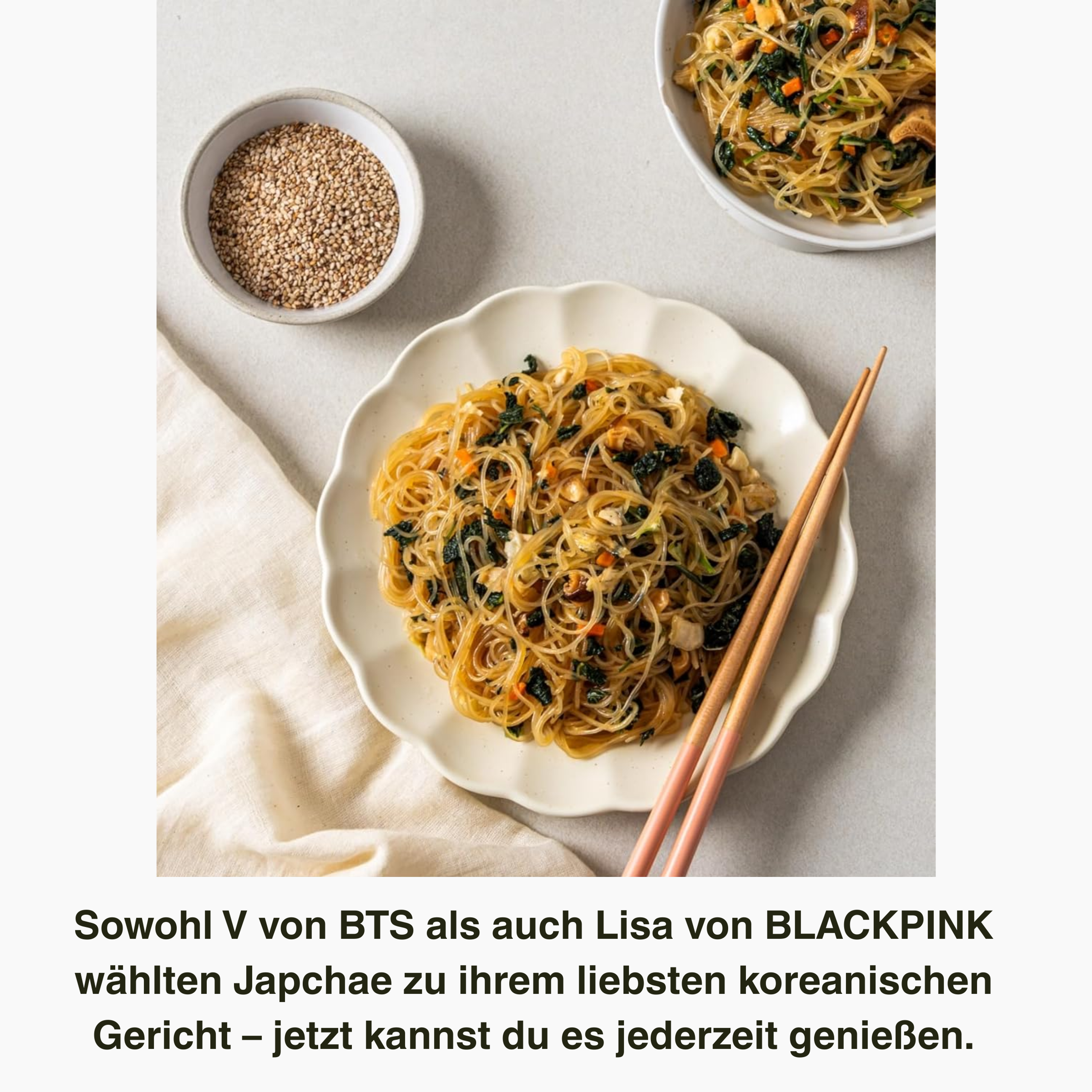 DAMWOO Namul Japchae Kit 67g – Korean Glass Noodle Set