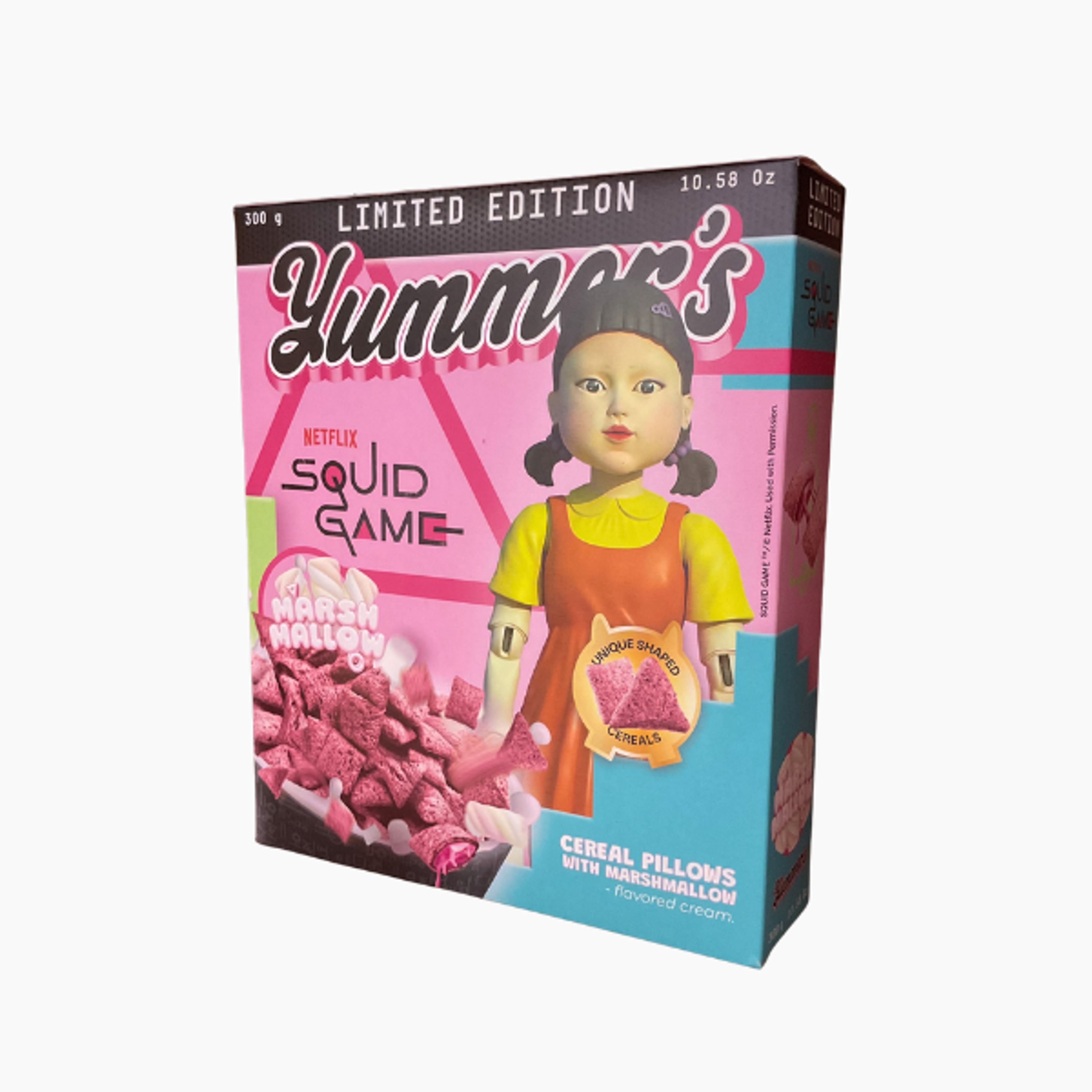 YUMMERS Marshmallow Squid Game Cornflakes 300g | Süßes Frühstück mit Crunch & Marshmallows