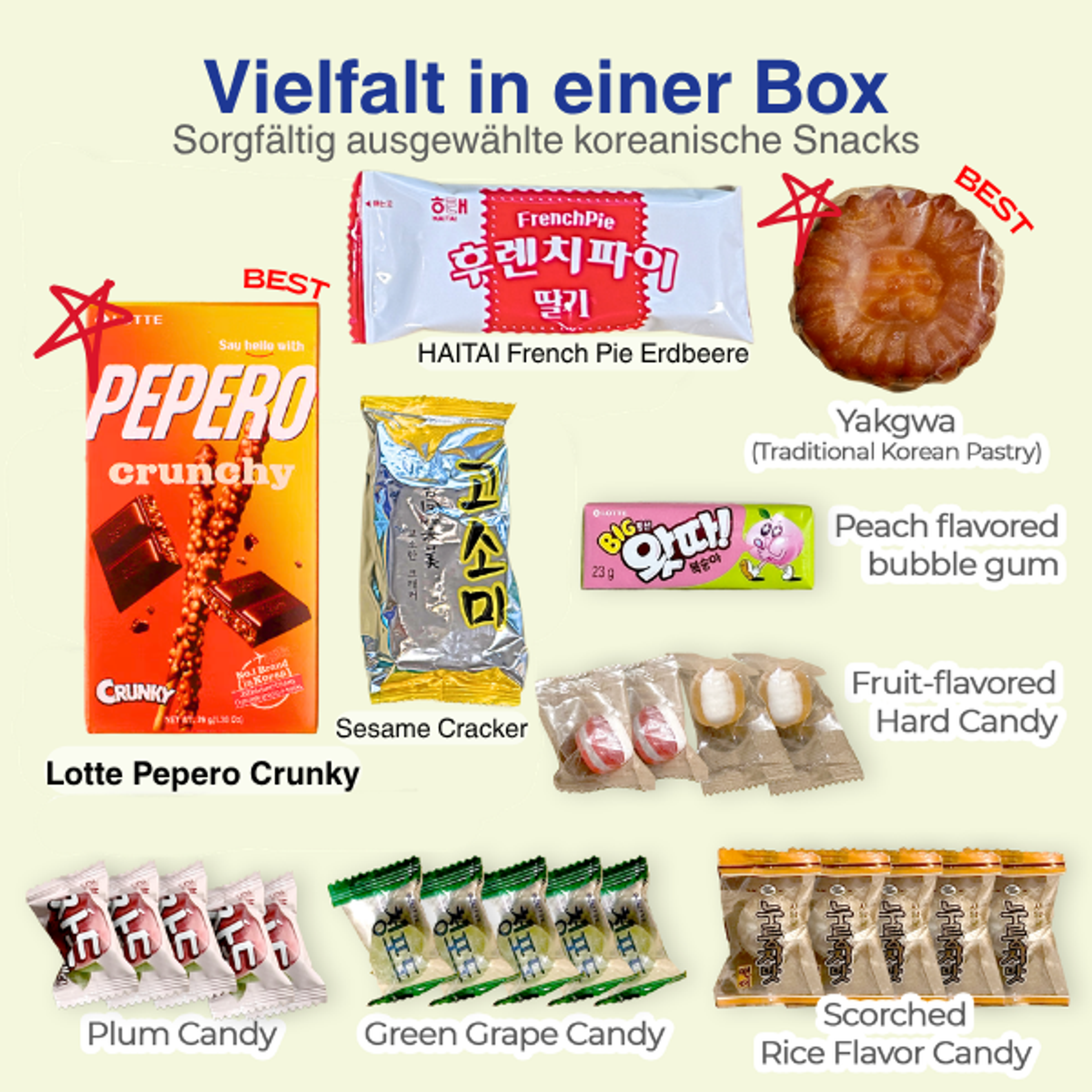 Korean Snack Box – Originale K-Snacks & Drinks mit Culture Guide