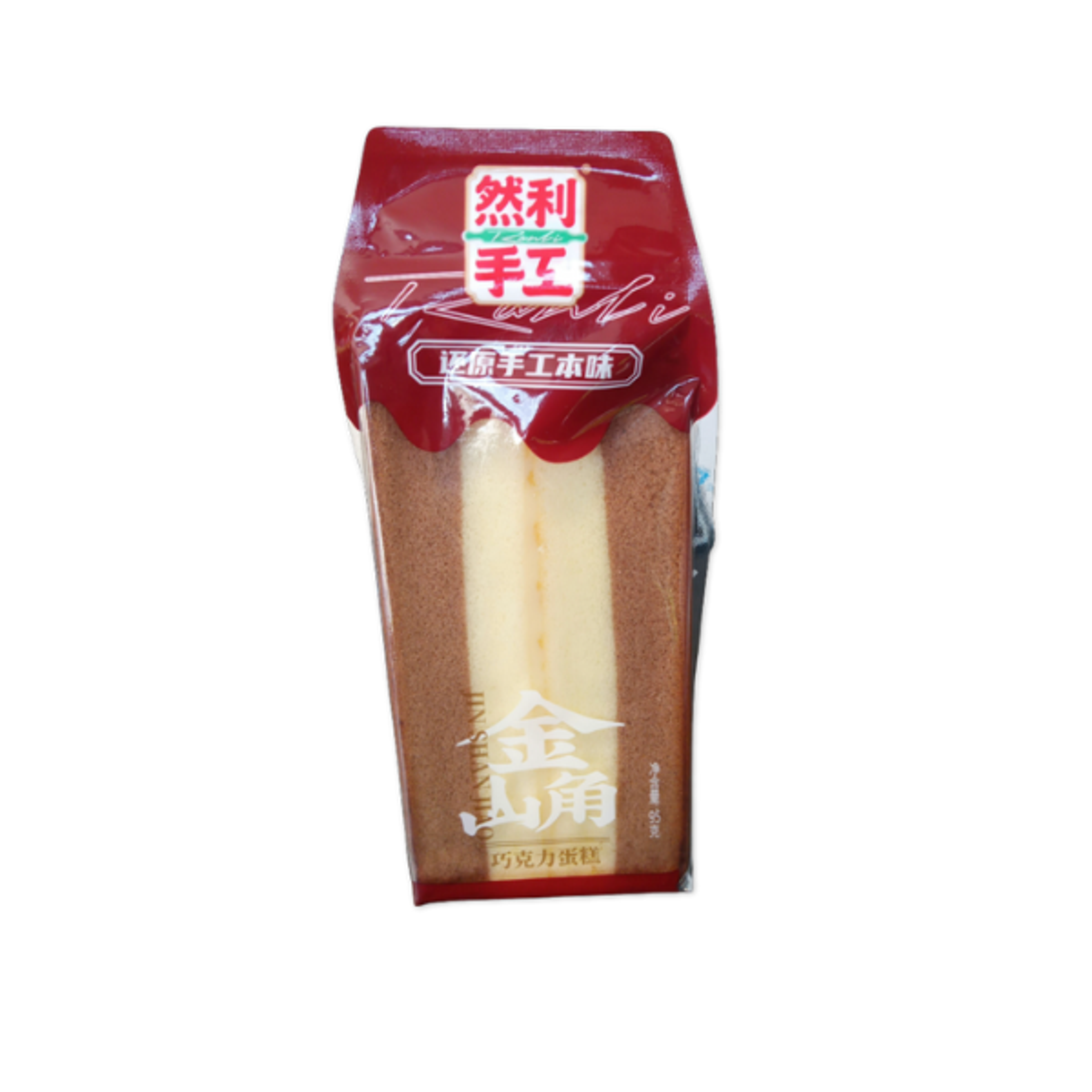 RANLI Jin Shan Jiao Chocolate Cake 95 g | Fluffiger Kuchen mit Schokoladengeschmack