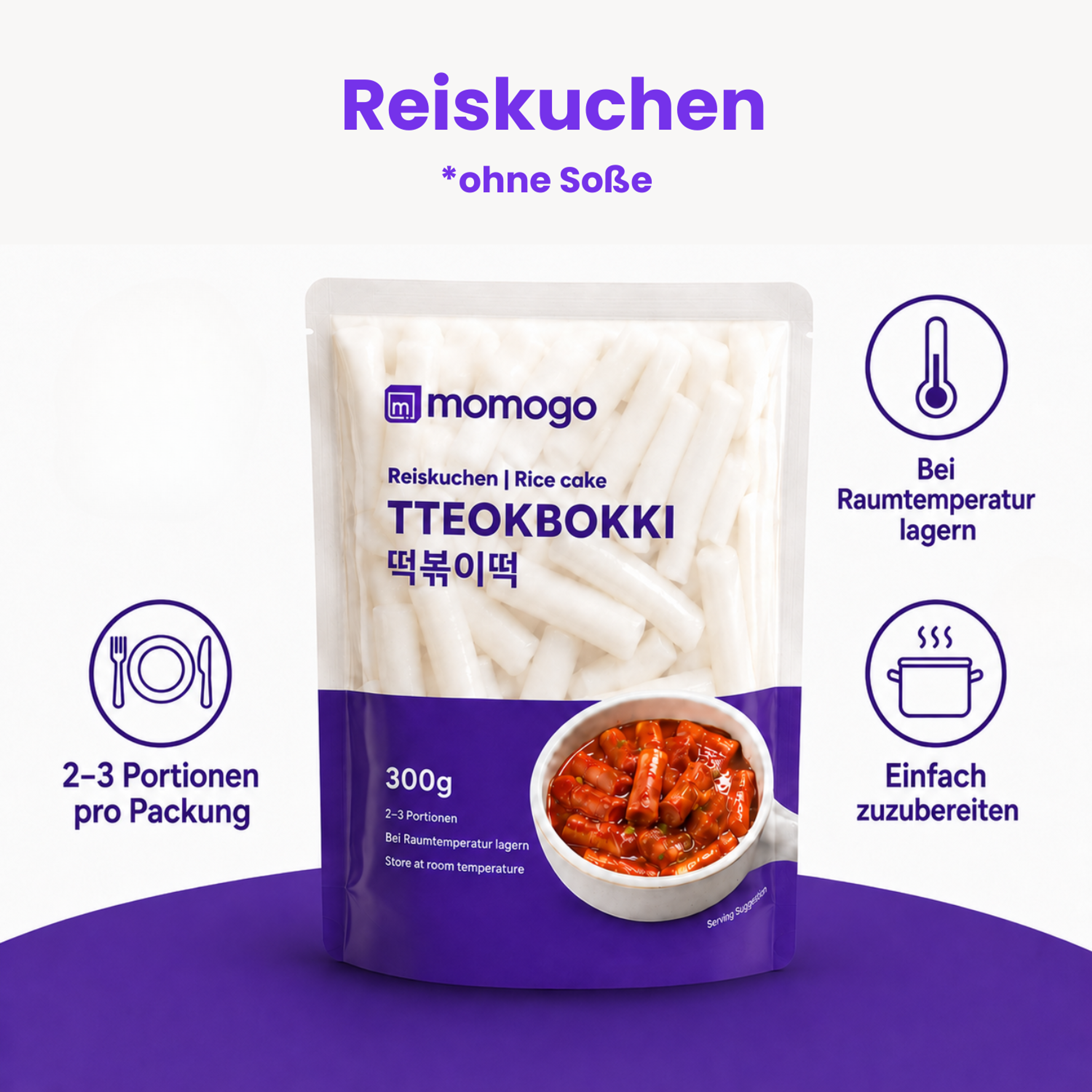 MOMOGO Reiskuchen 300g
