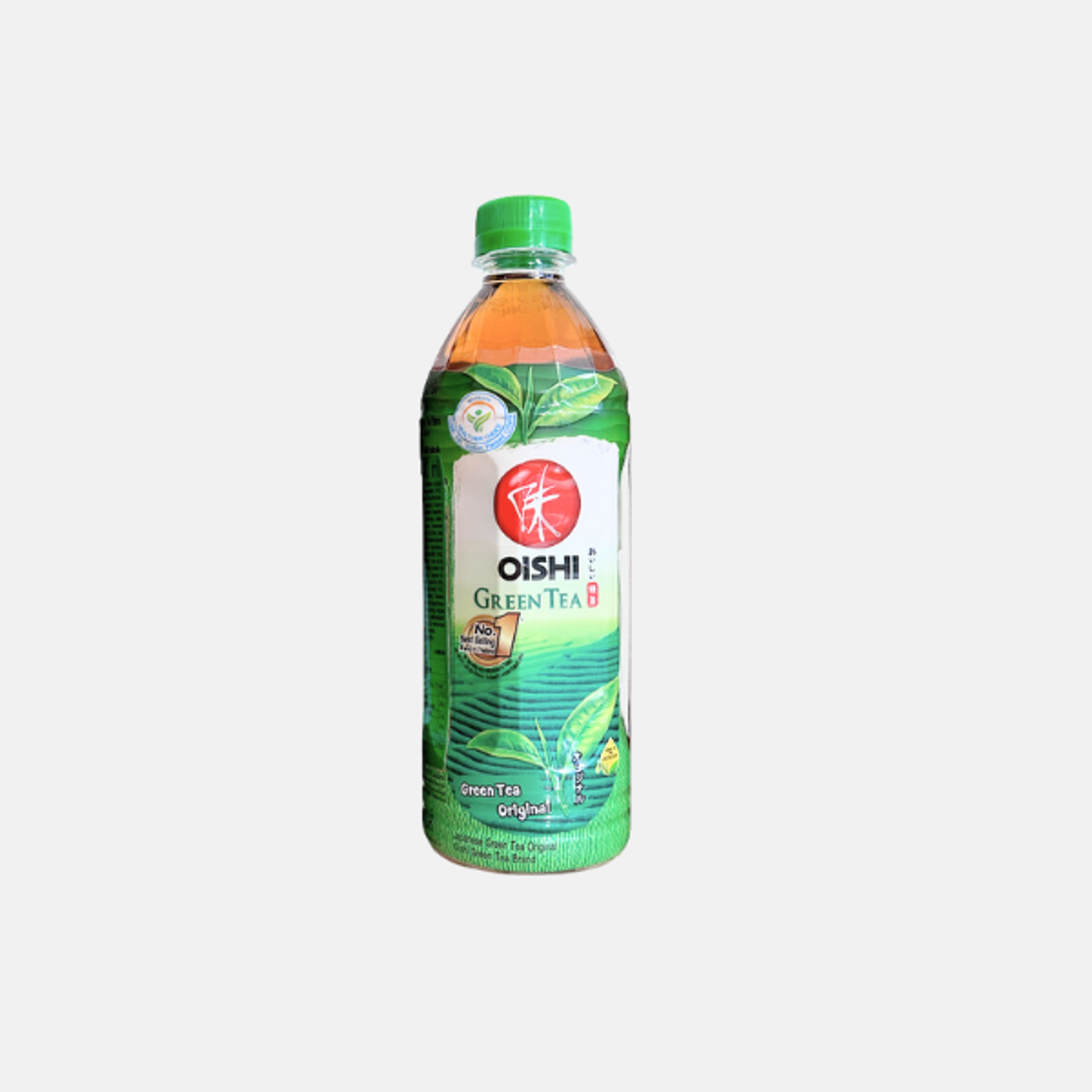 OISHI Green Tea Original 500ml - Refreshing Sugar-Free Green Tea