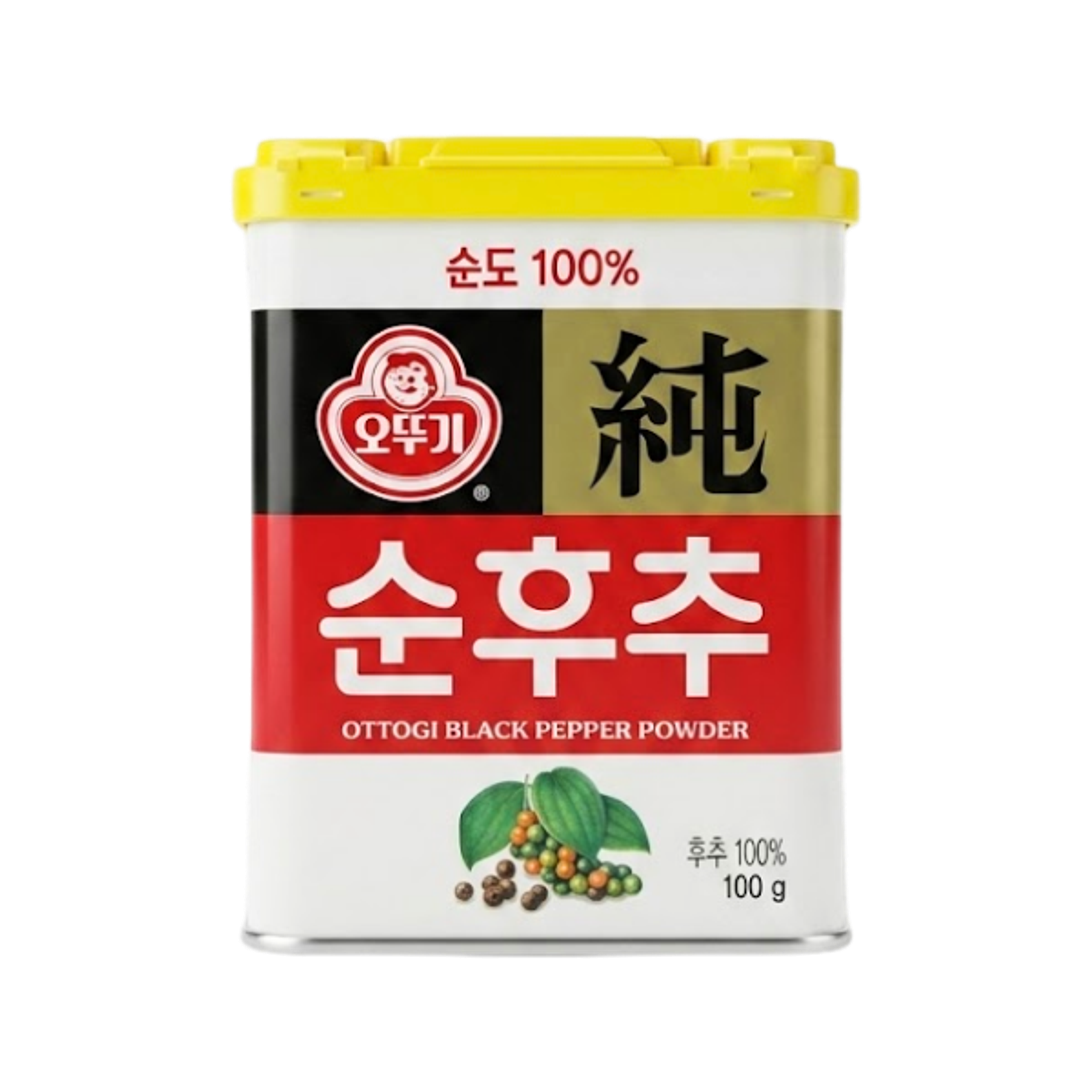 OTTOGI Black Pepper Powder 100g | Koreanisches schwarzes Pfefferpulver