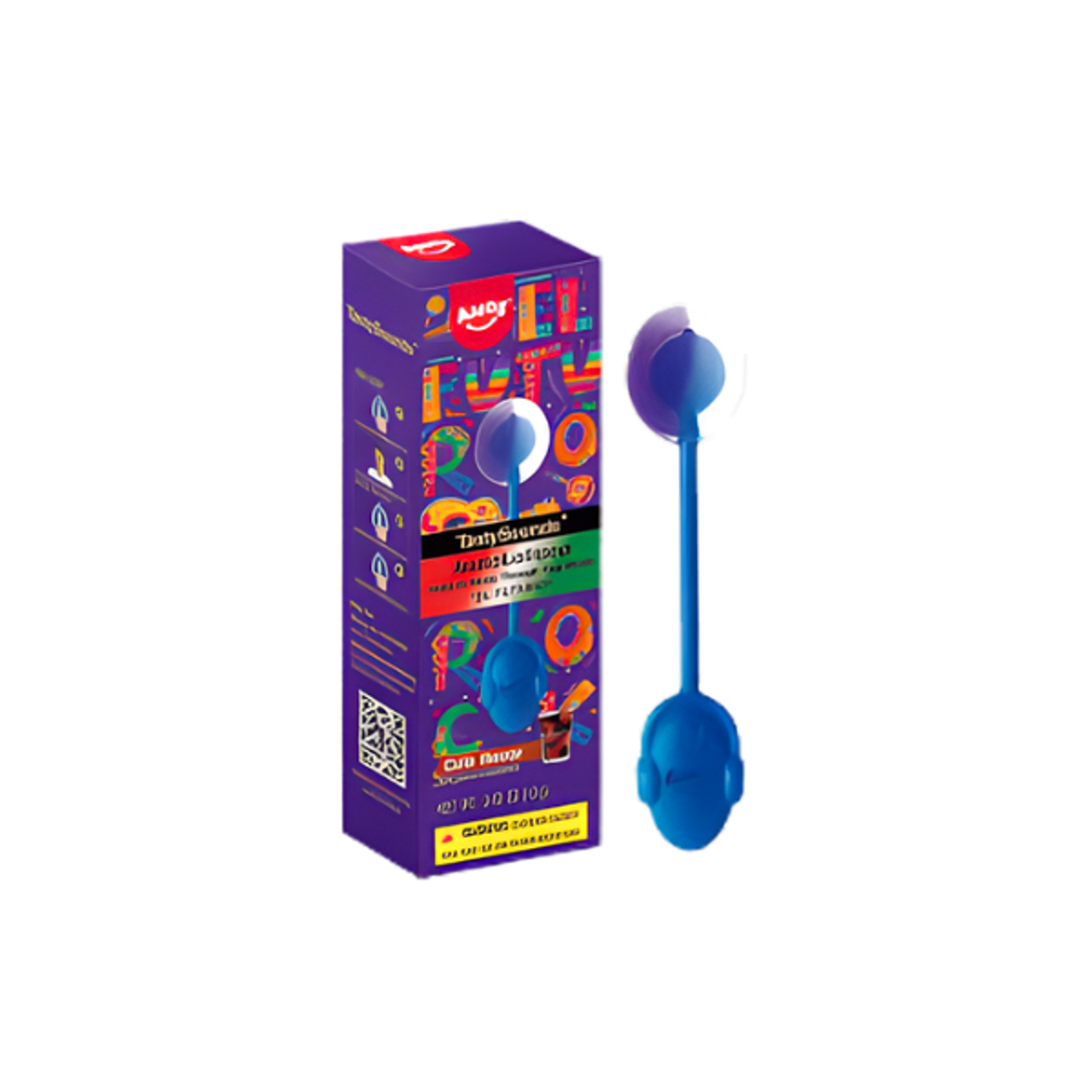 AMOS TASTYSOUNDS Audio Lollipop Blueberry 12g | Lutscher mit Musik & Sound