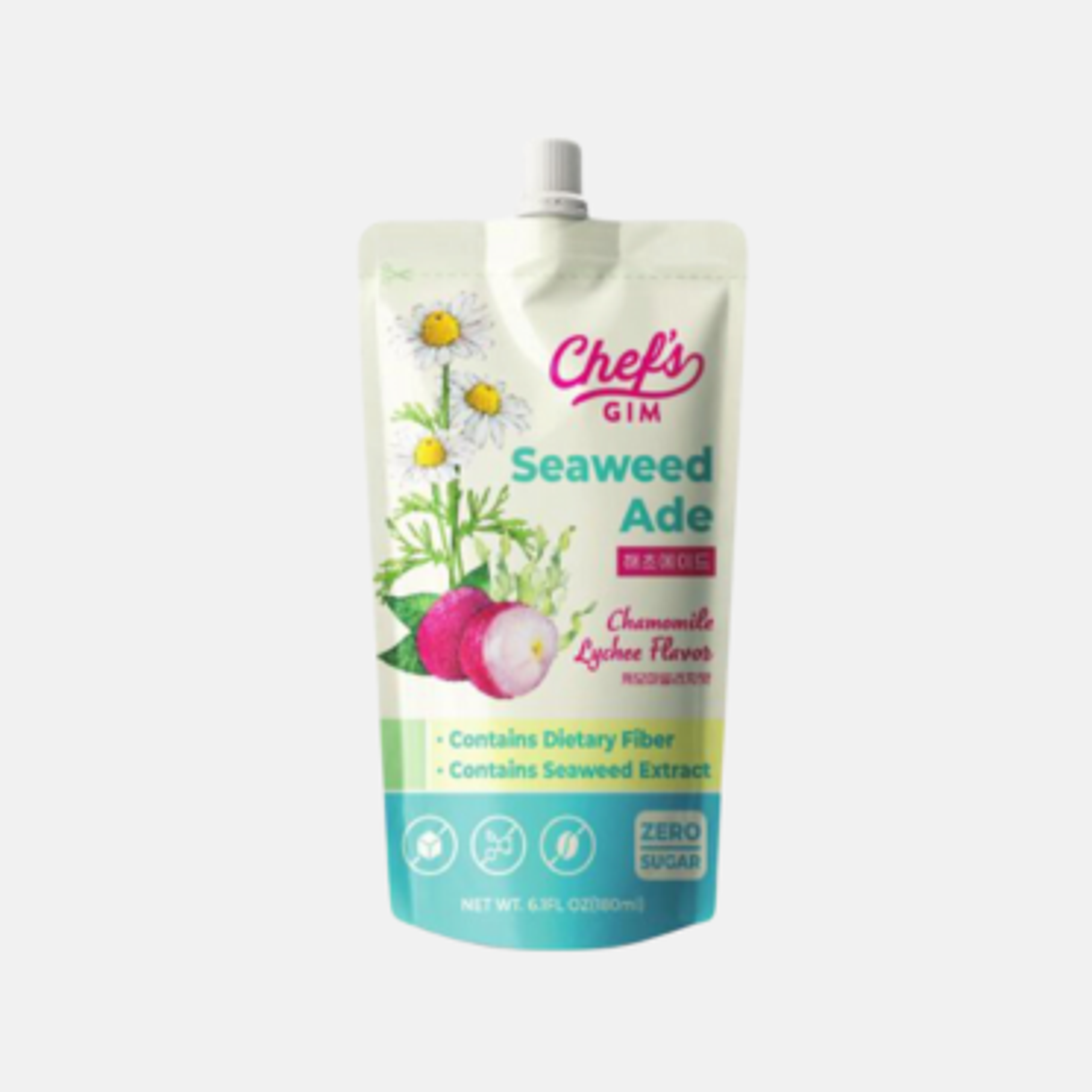 Chef's Gim Seaweed Ade Kamille Lychee 180ml