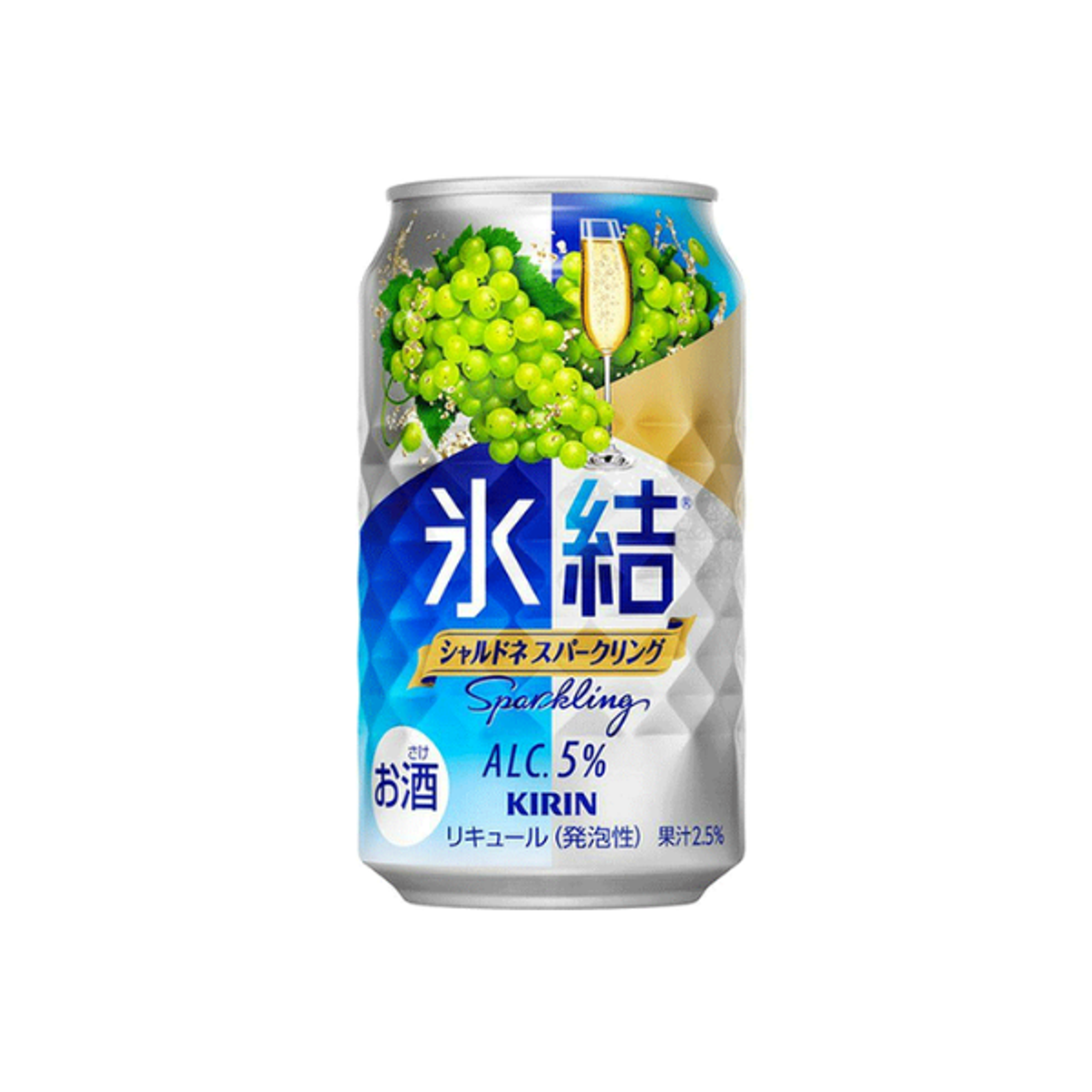 KIRIN Hyoketsu Chardonnay Sparkling 350ml | Japanischer Chuhai mit 5 % Alkohol & Chardonnay-Aroma