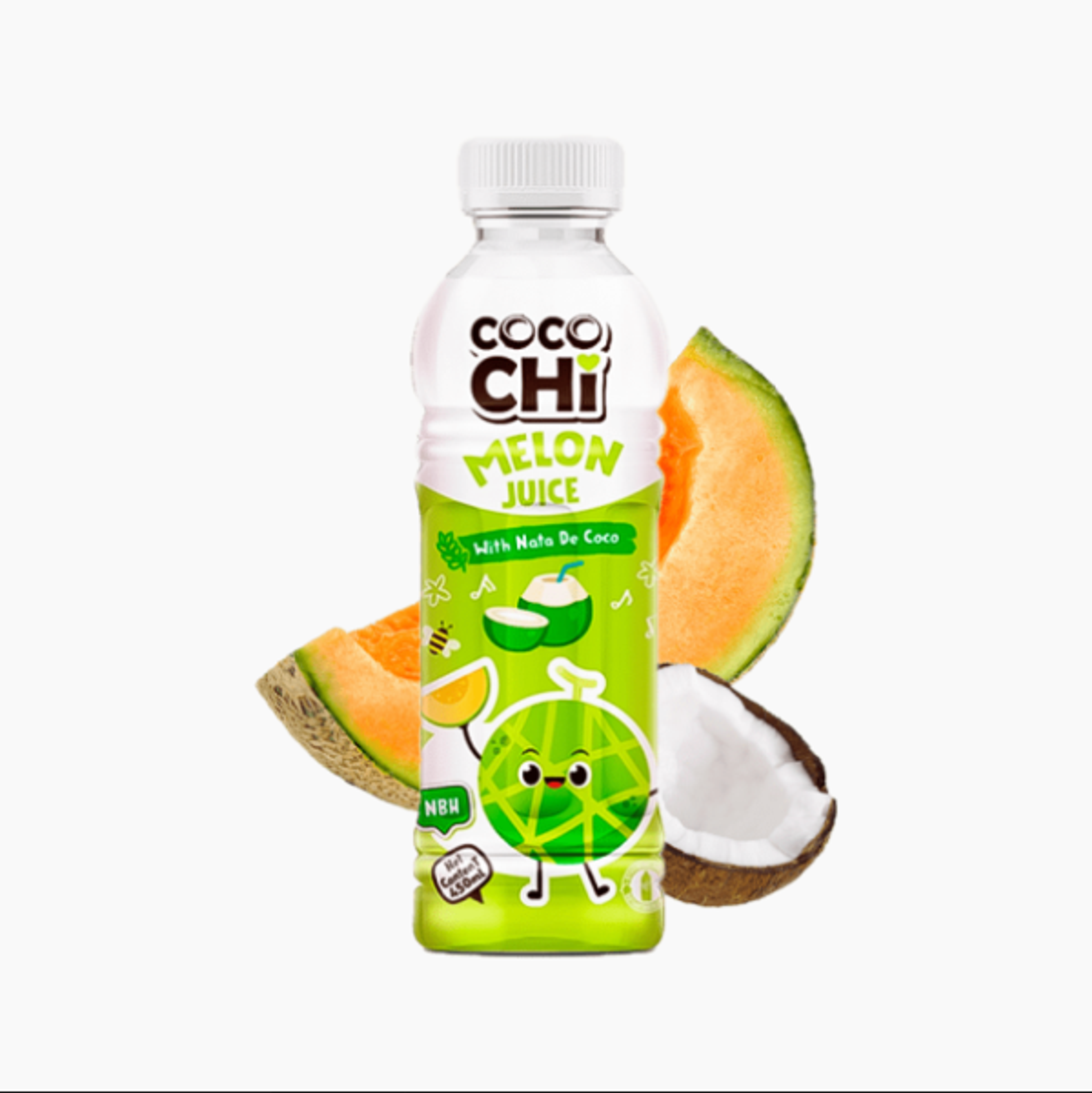 COCOCHI Melone Nata De Coco 450ml – Erfrischendes Getränk