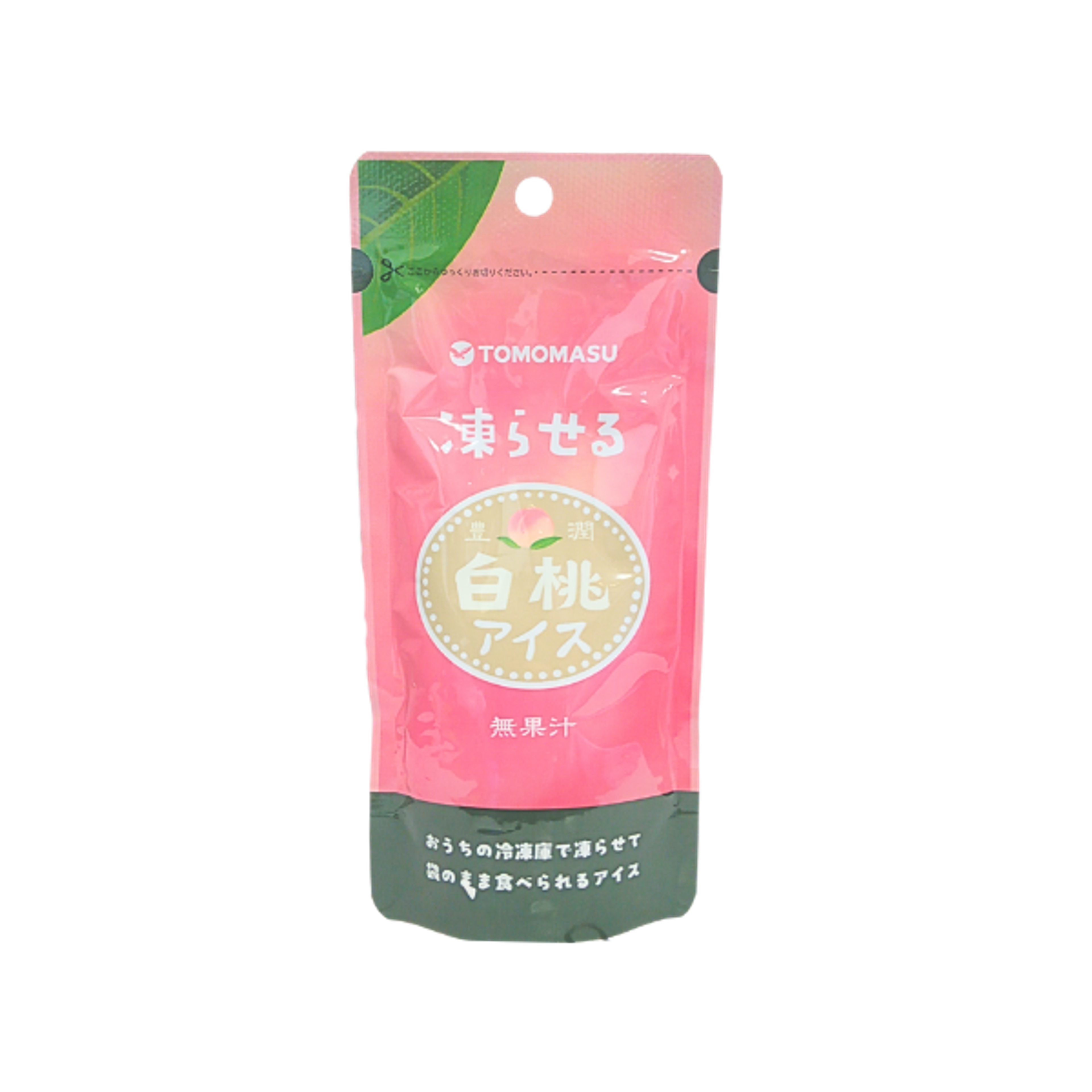 TOMOMASU White Peach Ice 80g | Erfrischendes Pfirsich-Eis zum Einfrieren