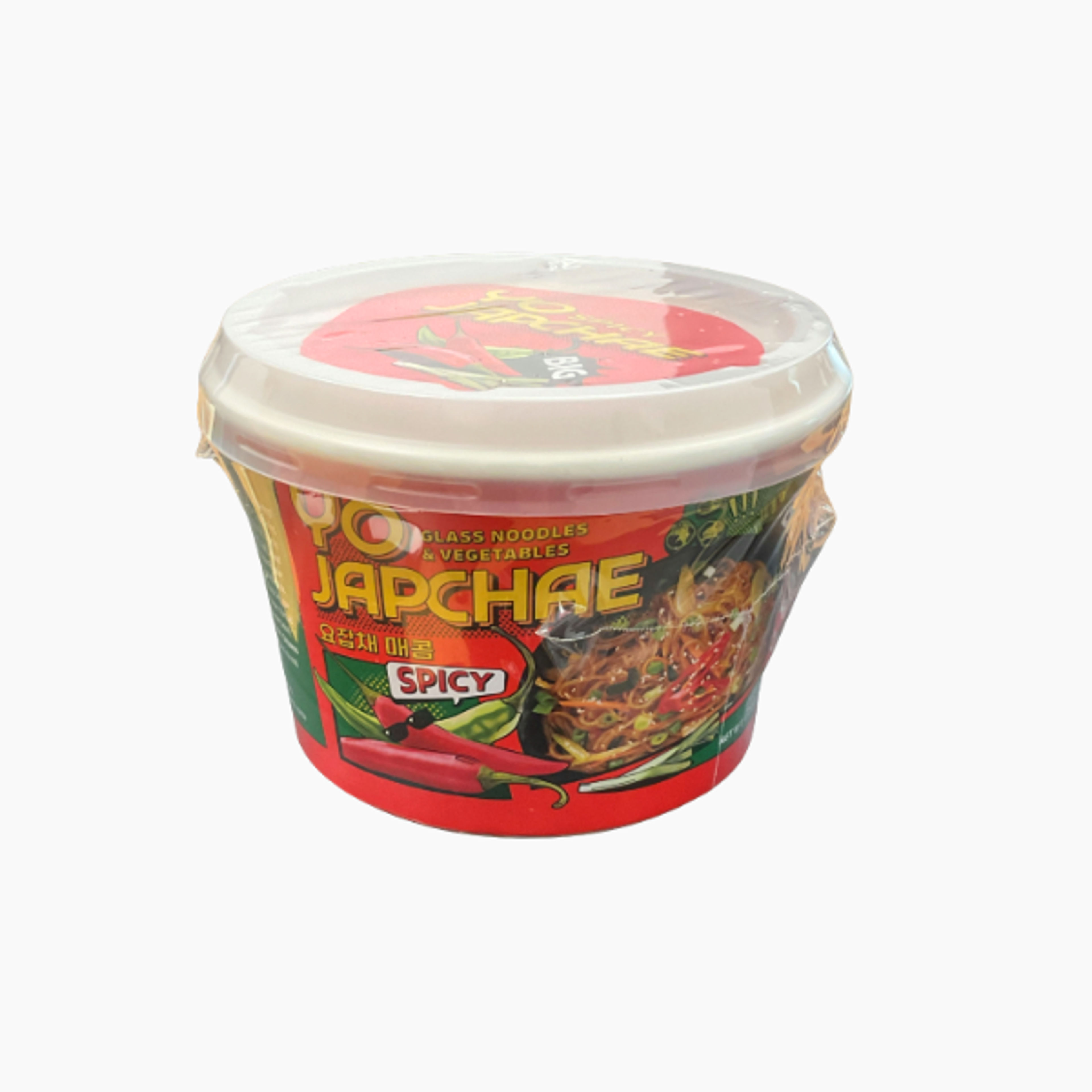YOUNGPOONG Yojapchae Spicy 75g | Koreanische Glasnudeln mit würziger Schärfe