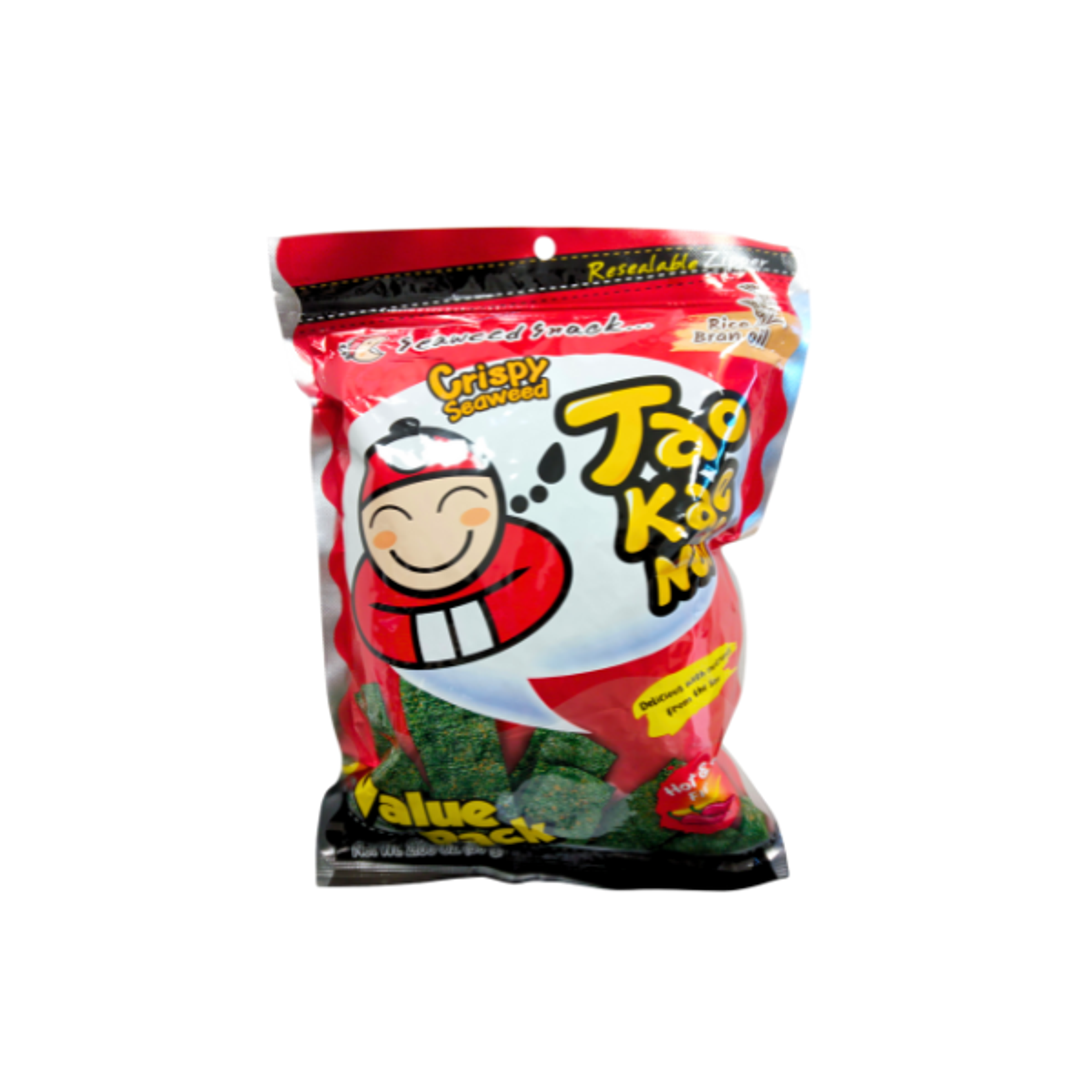 TAOKAENOI Crispy Seaweed Hot & Spicy 59g | Würziger Algensnack mit Chili-Schärfe