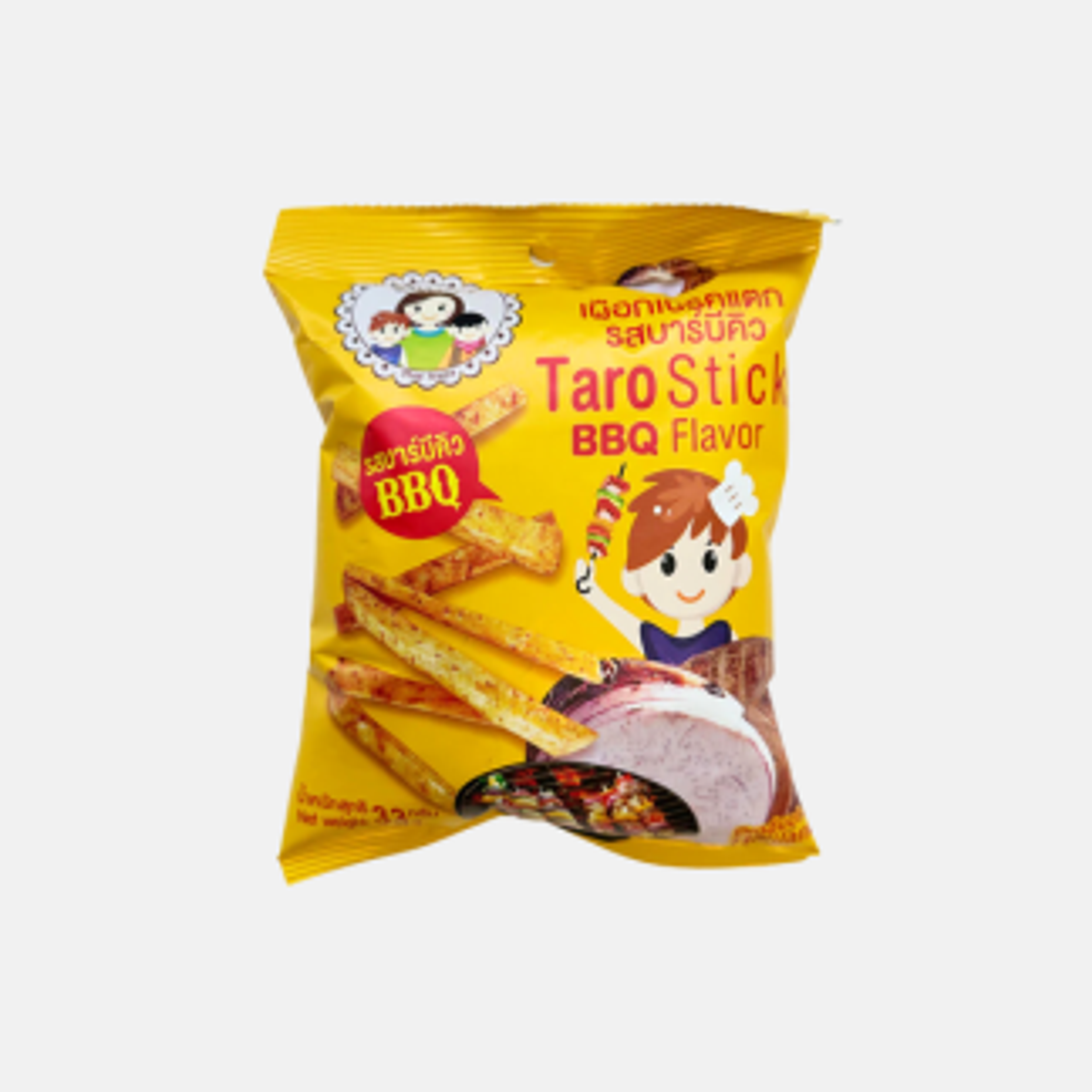 Mae Napa Taro Stick BBQ Flavor 33g - Knuspriger Taro-Snack mit BBQ-Geschmack