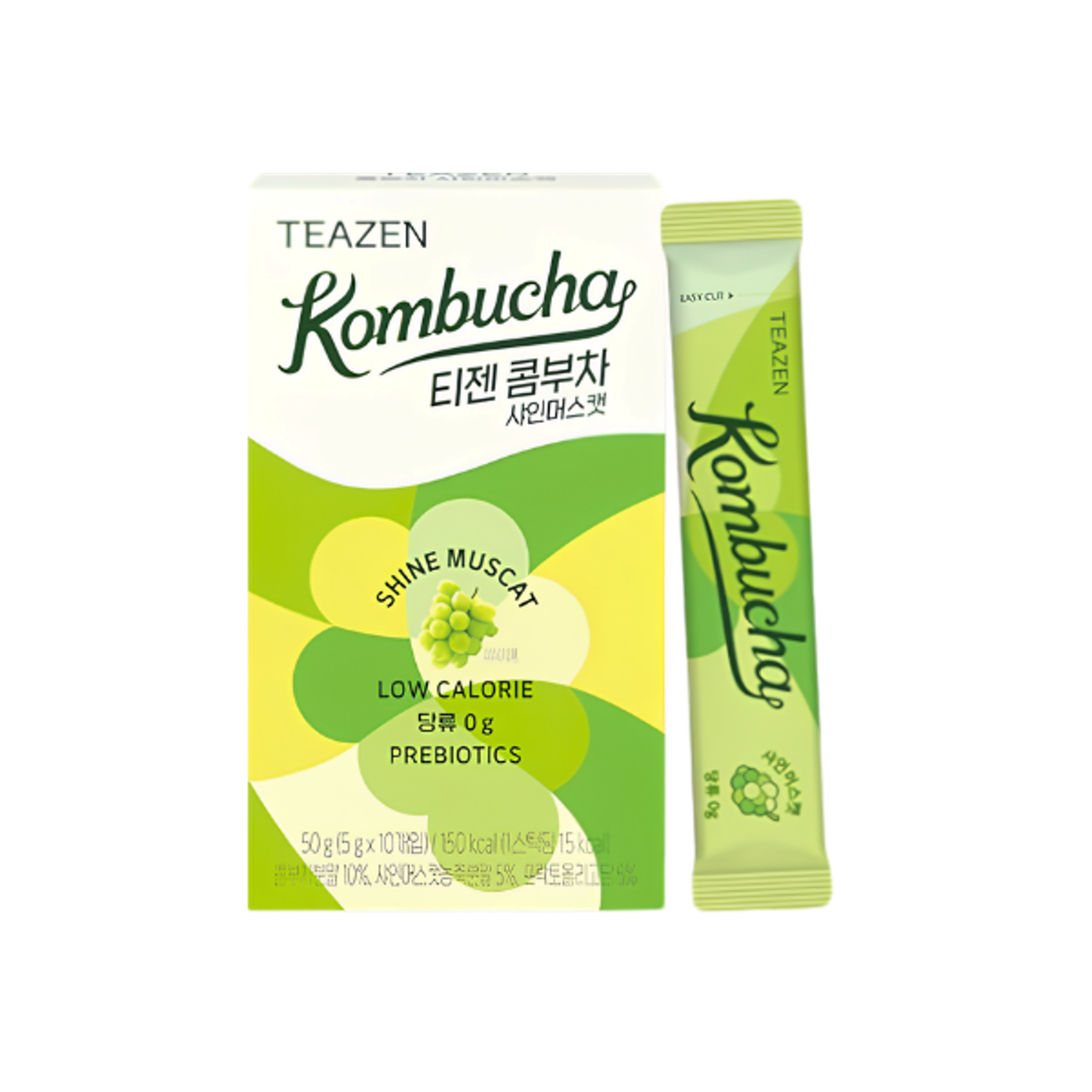 TEAZEN Kombucha Stick Muscat Grape 50g | Low Calorie Kombucha
