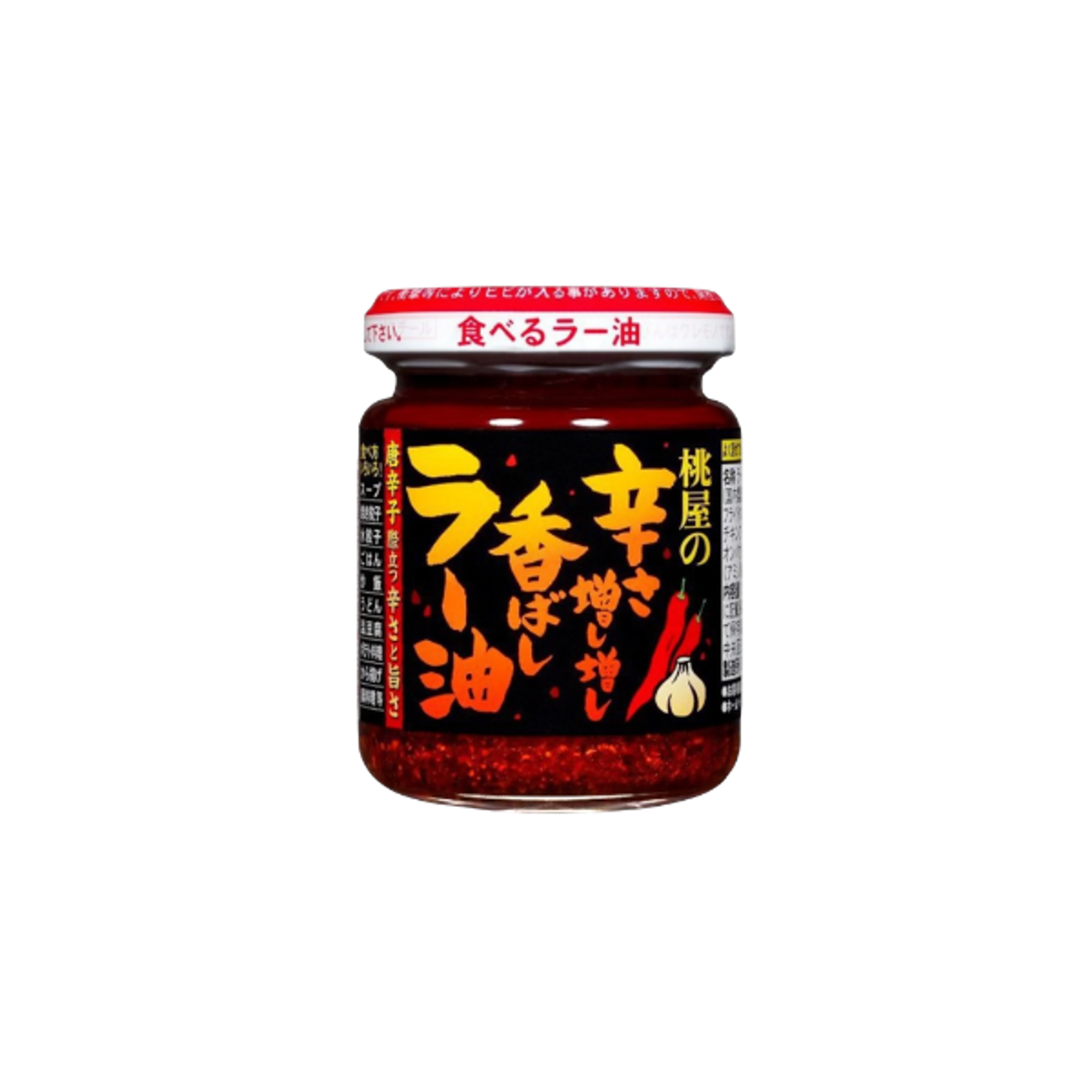 MOMOYA Taberu Rayu Chili Oil 105g | Japanisches Chiliöl mit Knoblauch & Umami