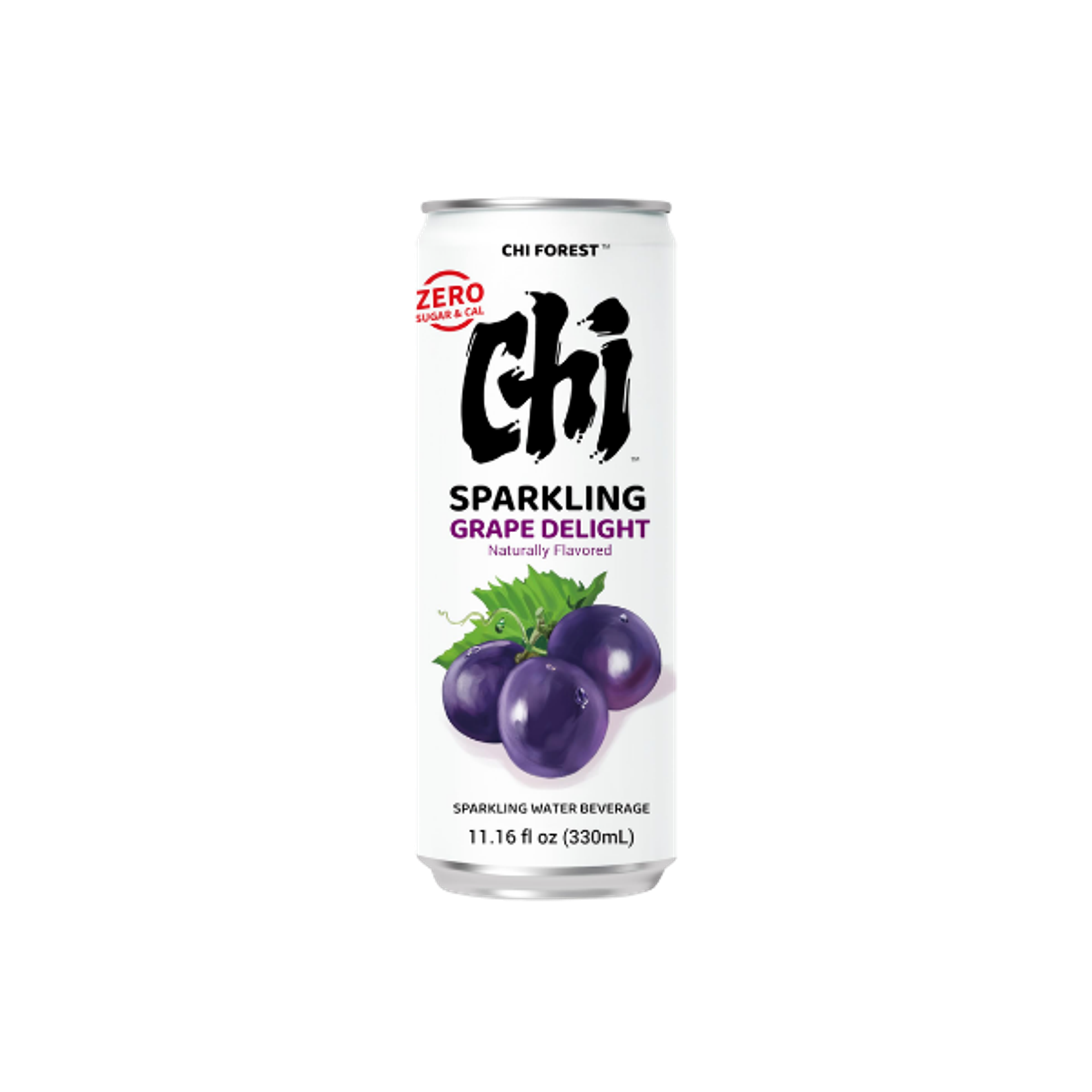 CHI FOREST Sparkling Grape 330ml | Zuckerfrei & Erfrischend