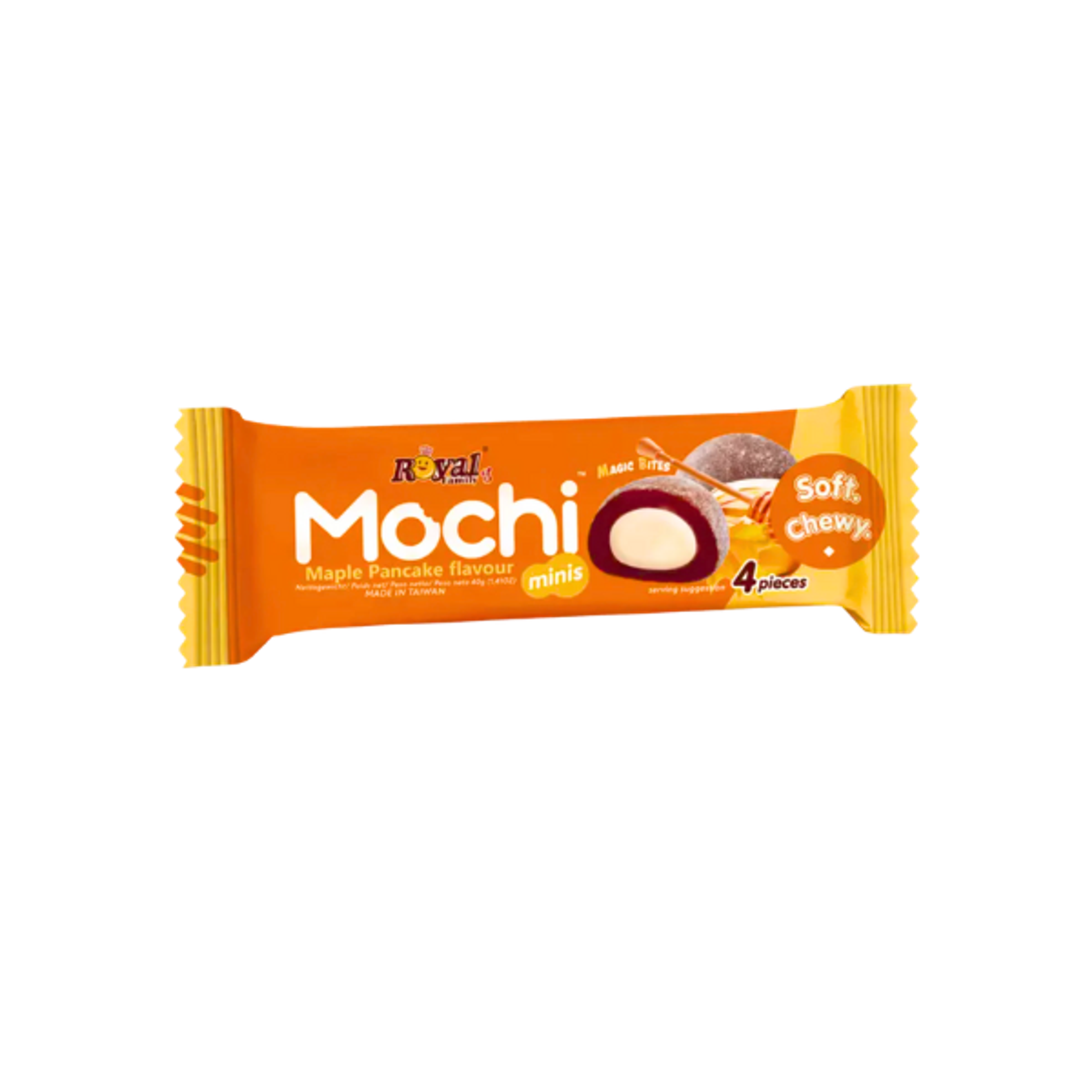 ROYAL FAMILY Mini Mochi Maple Pancake 40g | Weiche Mochi mit Ahorn-Creme