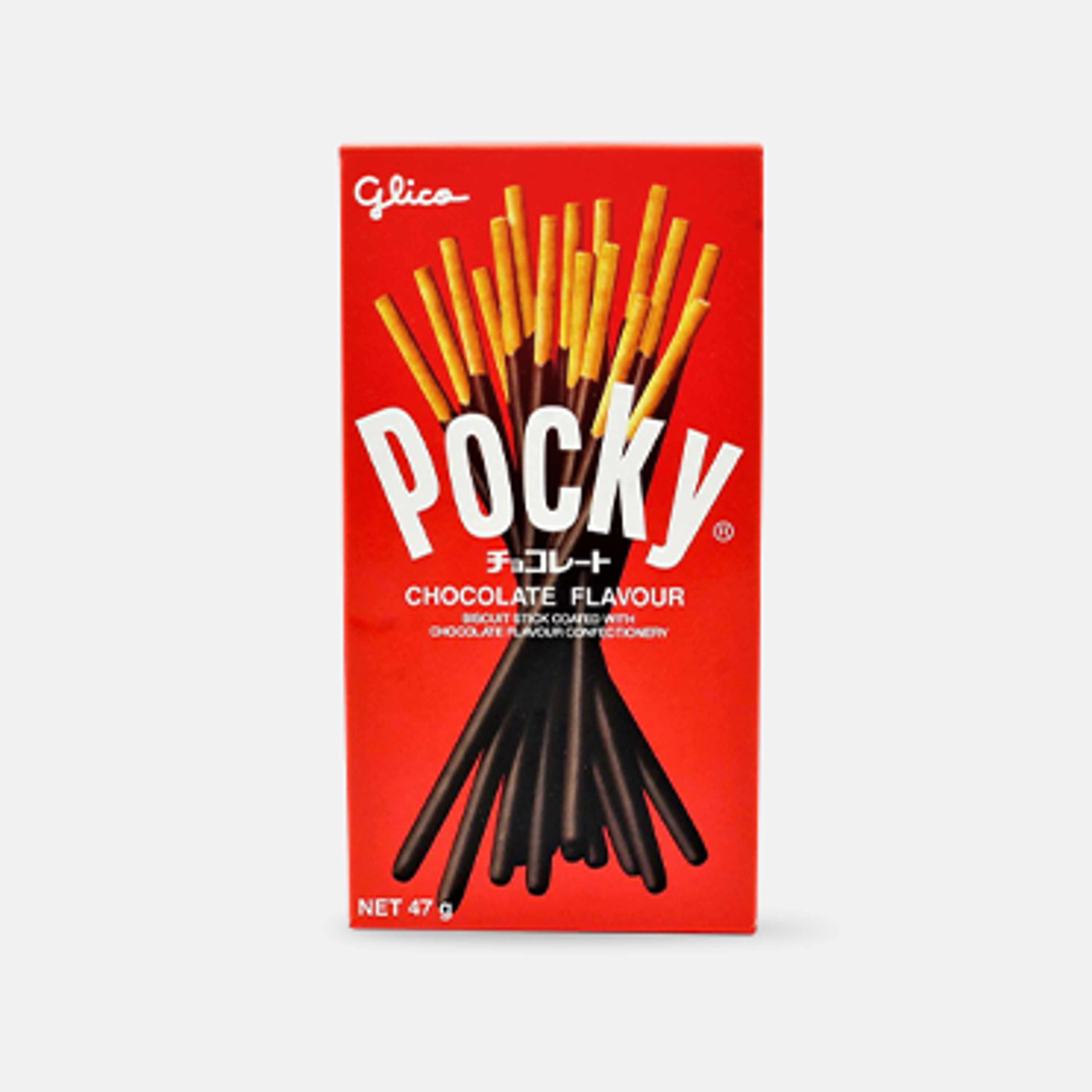 Gruppe-von-Glico-Pocky-Chocolate-Sticks-auf-einem-Teller-zum-Teilen-bereit