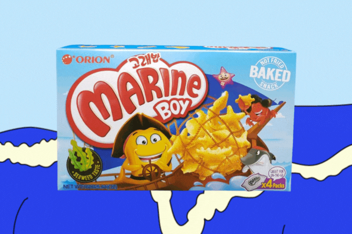 Marine Boy Knusprige Cracker mit Seetang-Geschmack