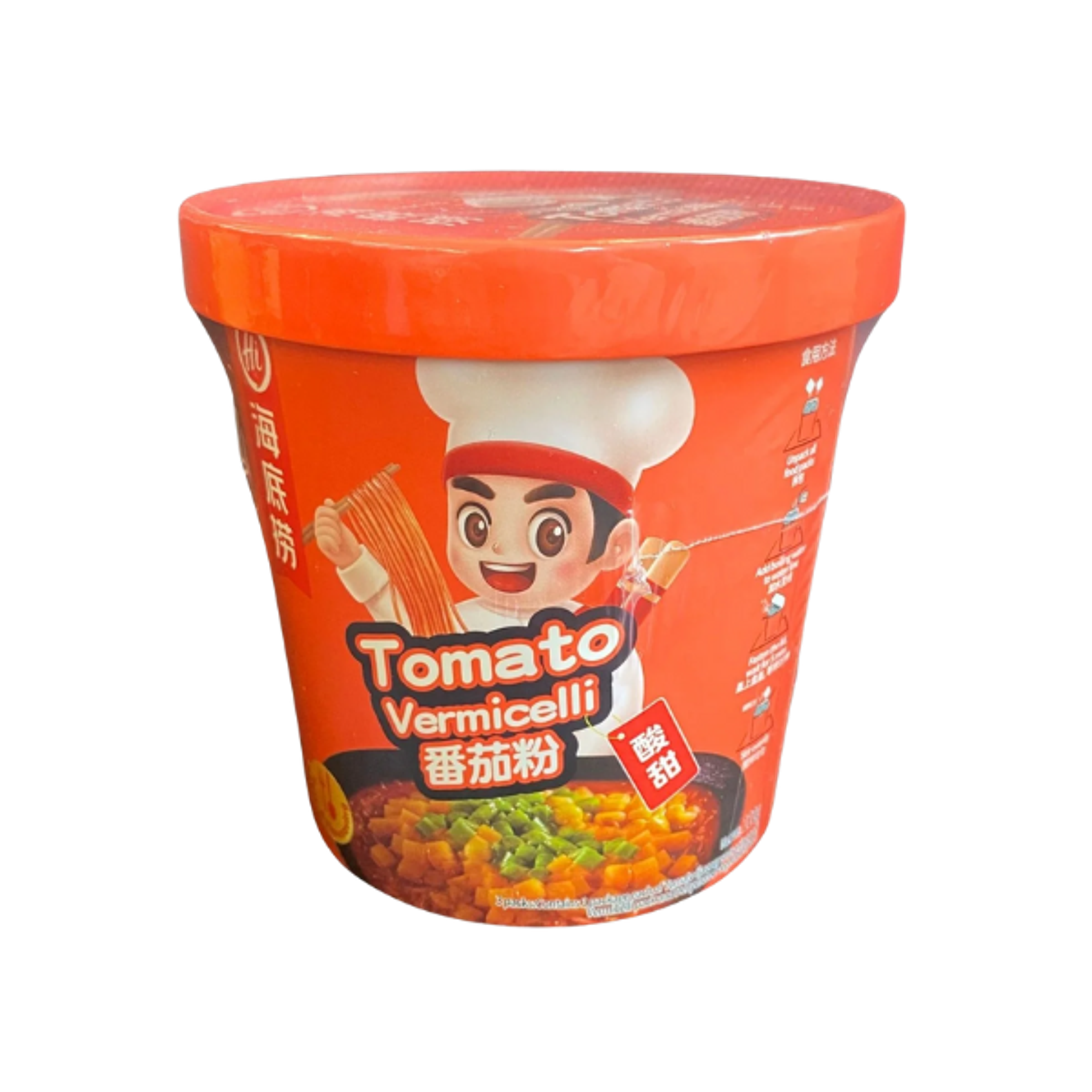 HAIDILAO Tomato Vermicelli Bowl 122g | Tomaten Glasnudel-Bowl – Fruchtig & Herzhaft