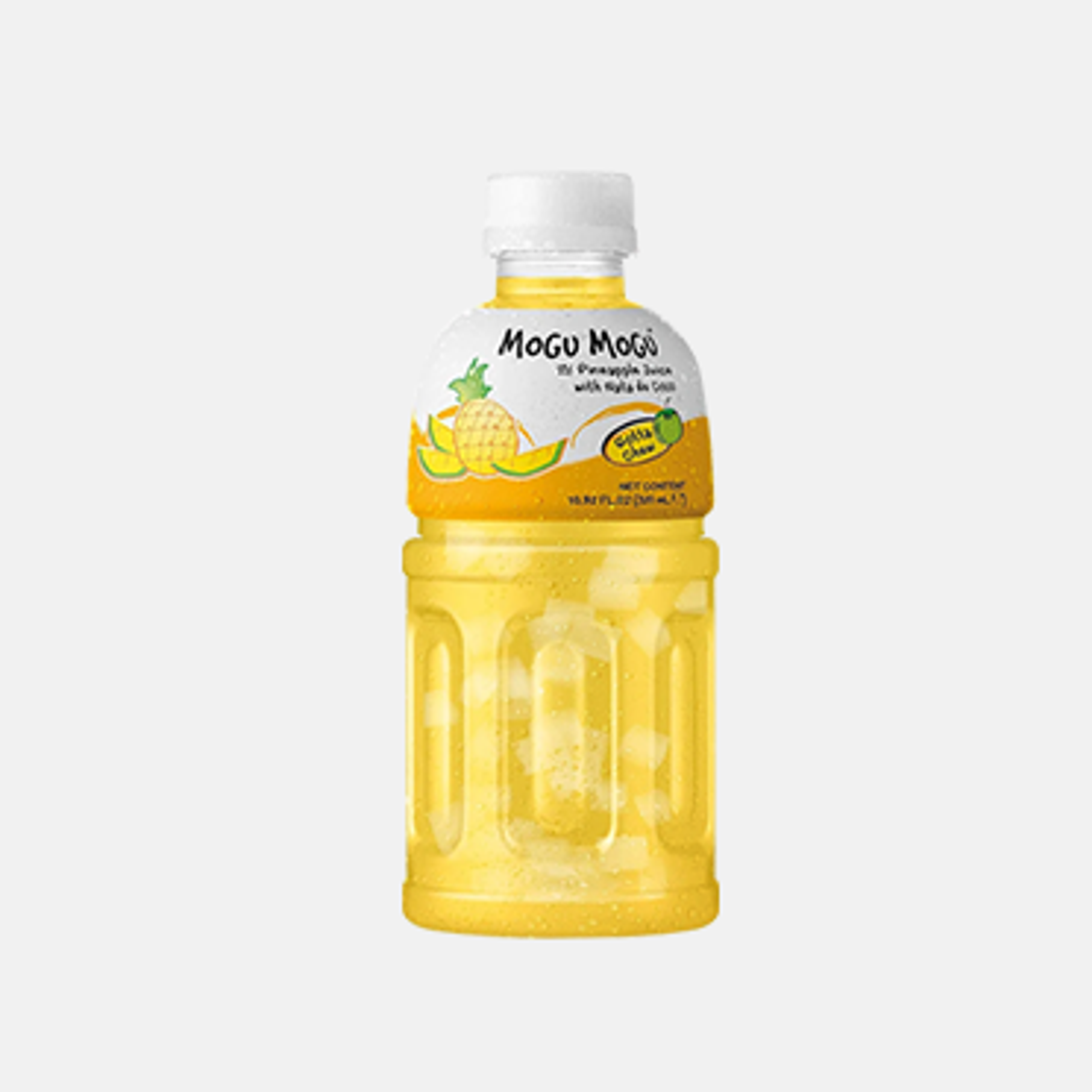 Mogu Mogu Ananasgetränk mit Nata de Coco 320ml - Tropisch und Erfrischend