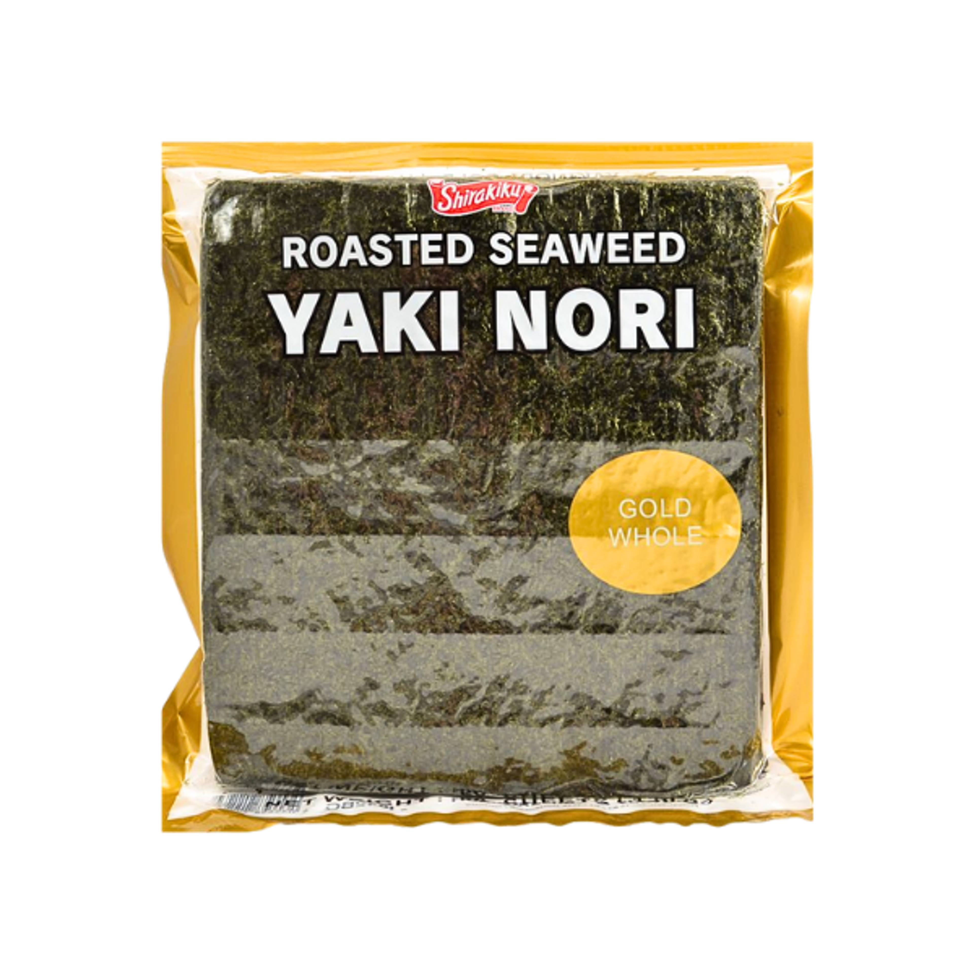 SHIRAKIKU Roasted Seaweed Yaki Nori 130g | Gerösteter Seetang für Sushi