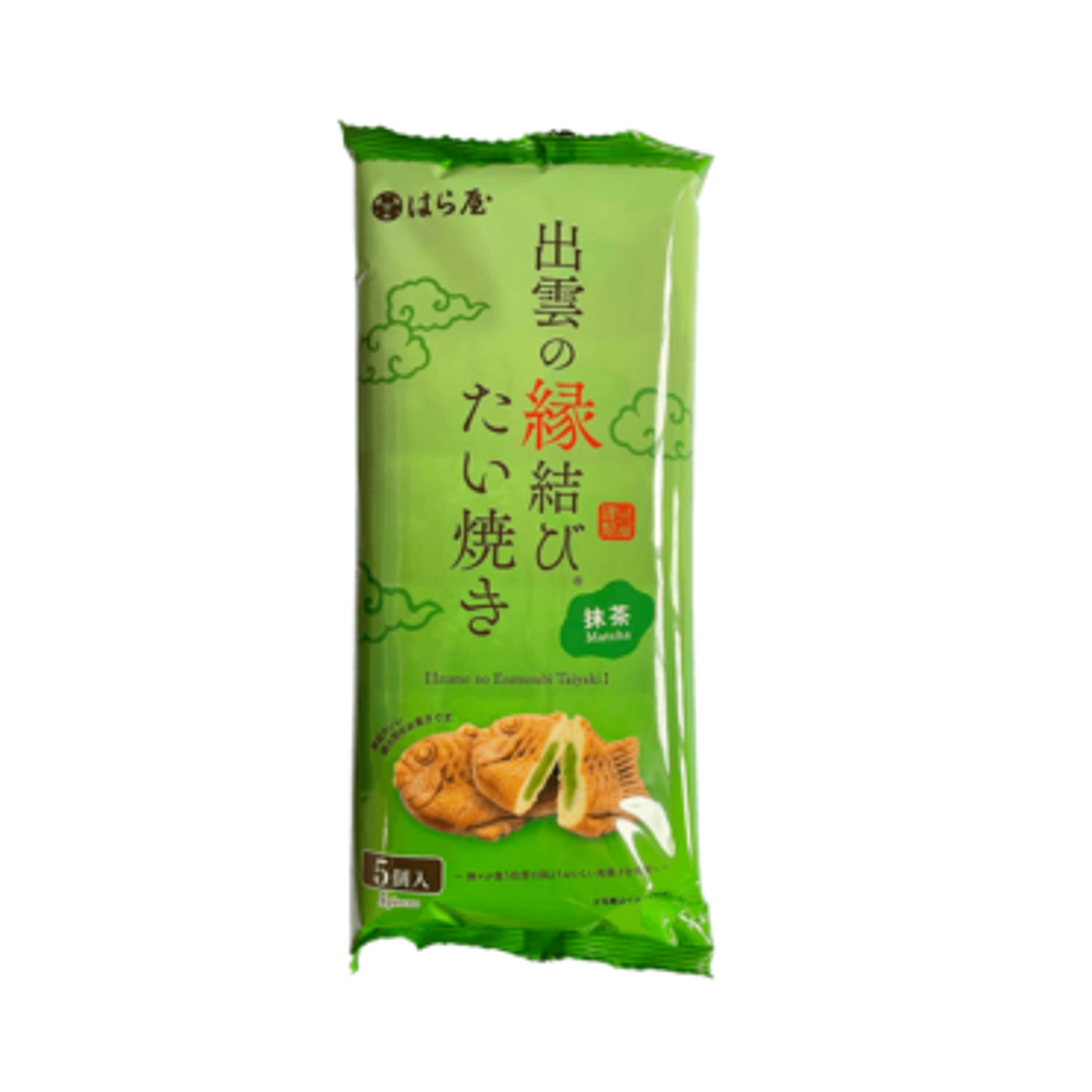 Haraya Taiyaki Matcha - Zarte Matcha-Taiyaki, 5er Pack, 150g