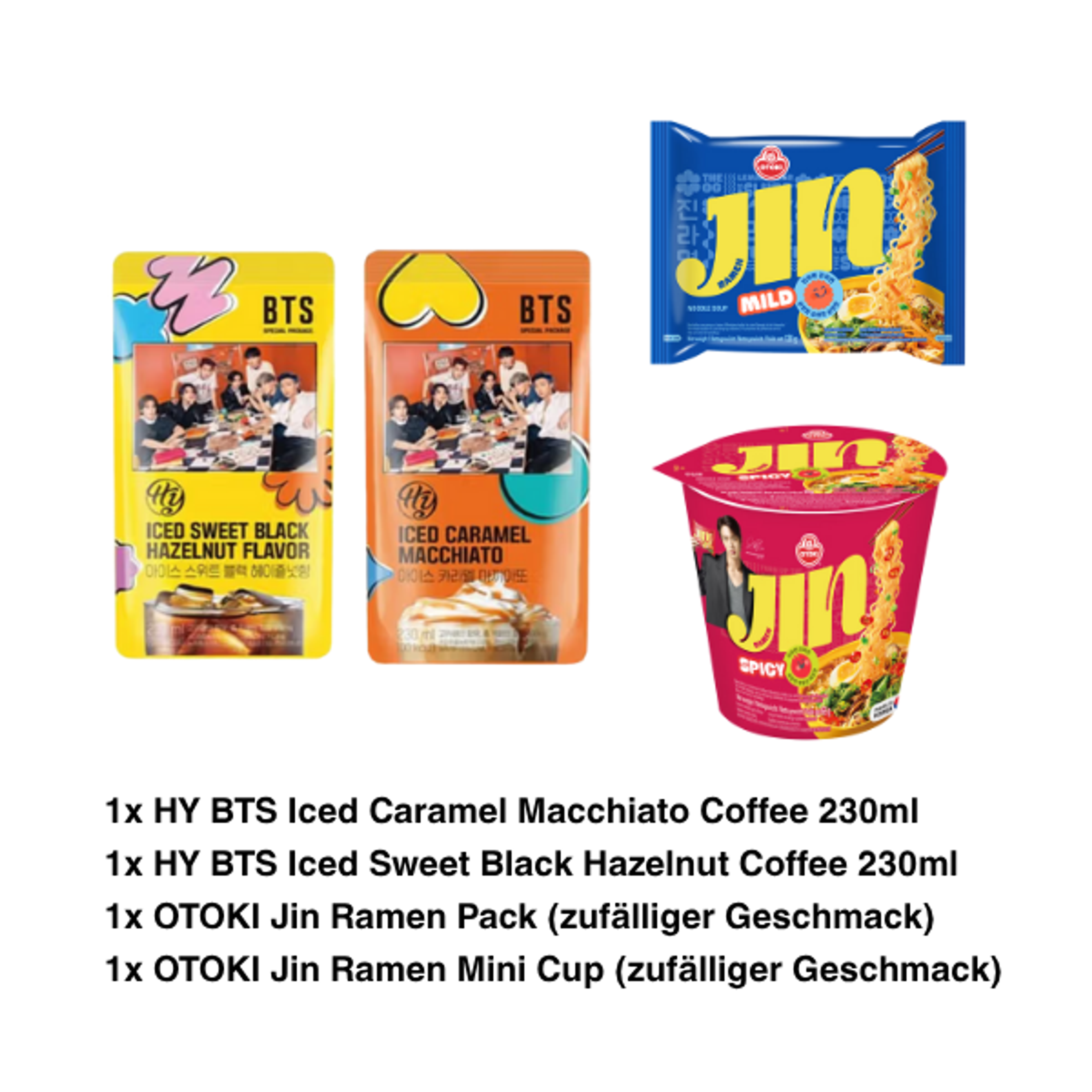 BTS Box | Limitierte Fan-Box mit Iced Coffee, BT21 Snacks & Jin Ramen