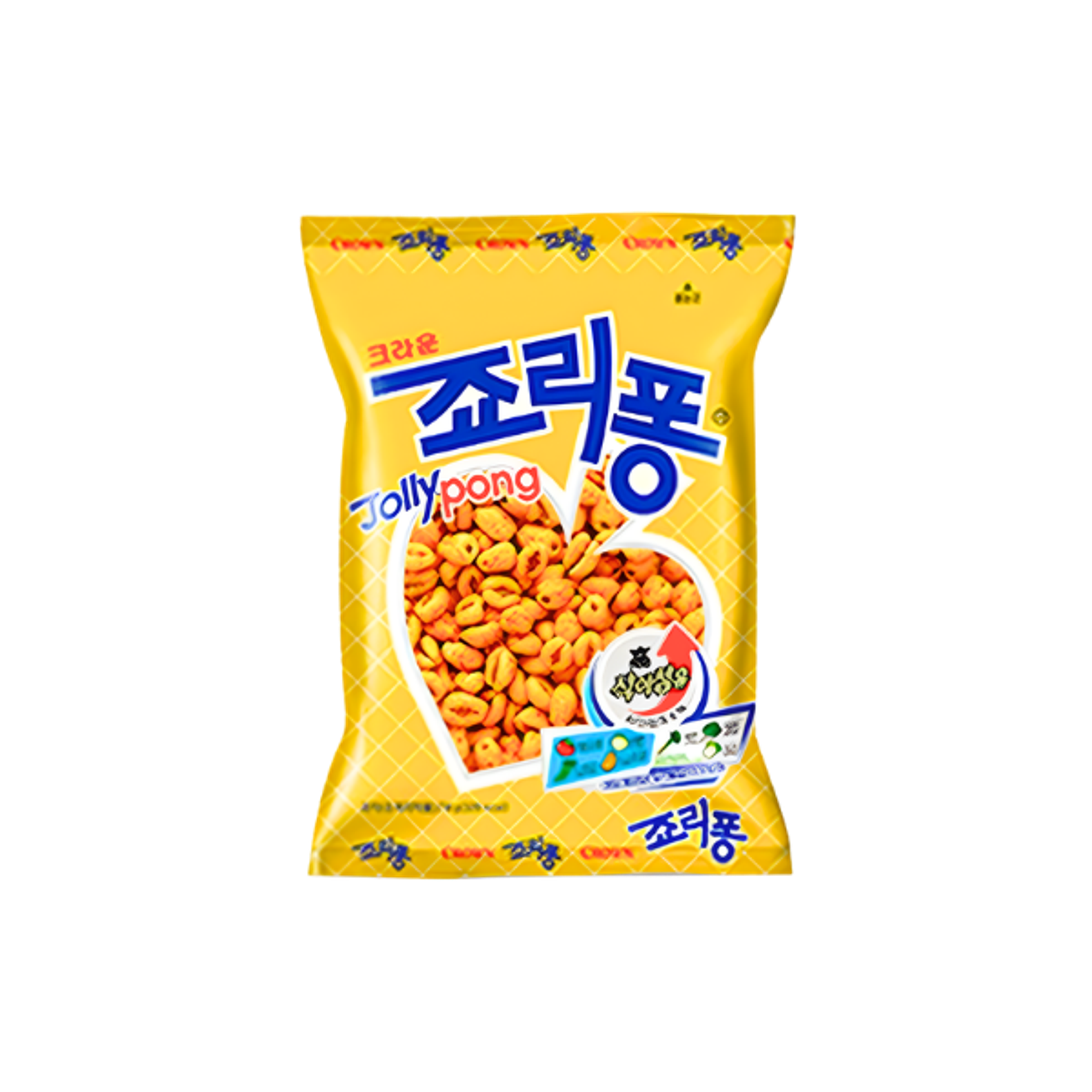 CROWN Jolly Pong 74g | Süßer Puffreis Snack mit Karamell