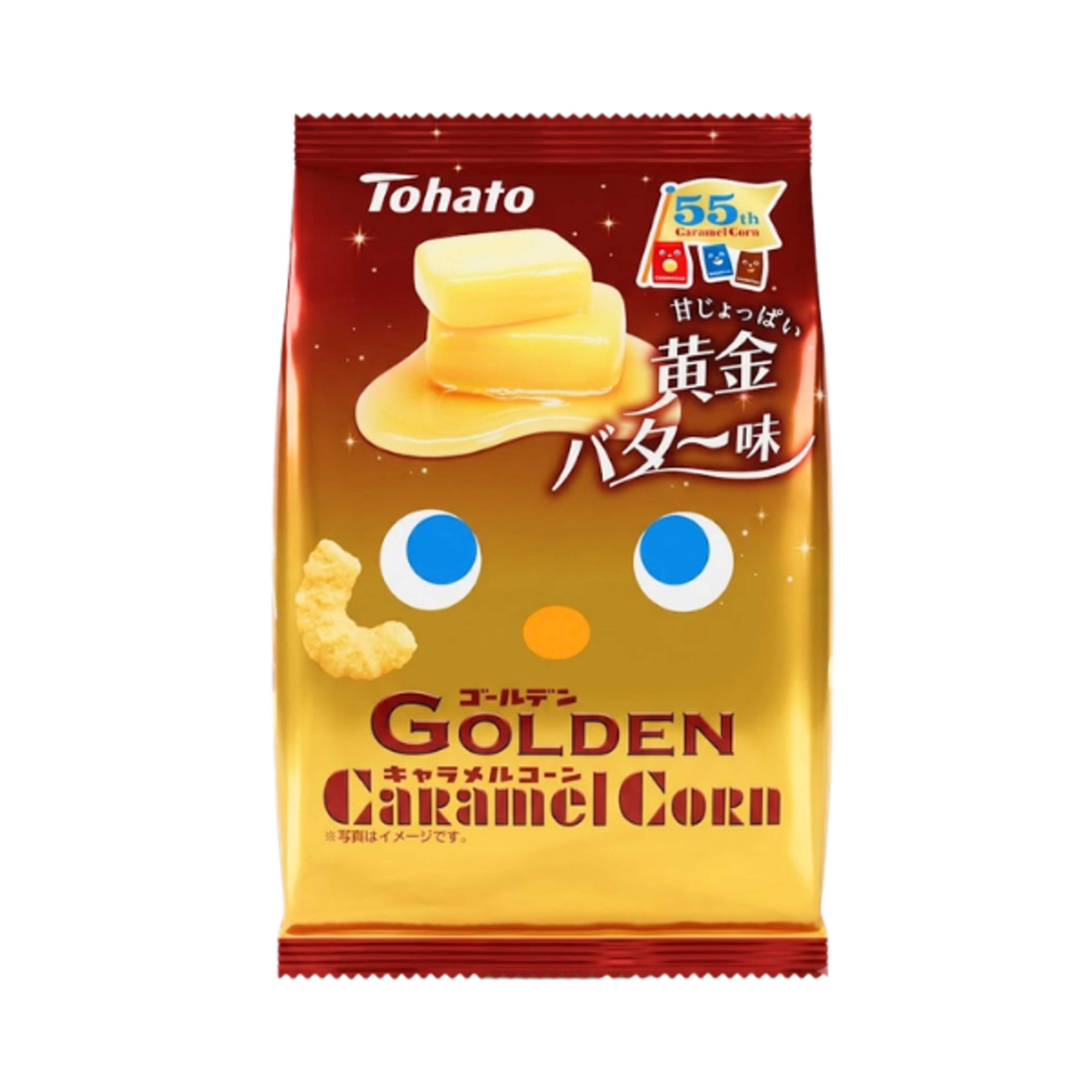 Meta-Titel (Deutsch) TOHATO Golden Butter Caramel Corn 55g | Japanischer Butter-Karamell Snack