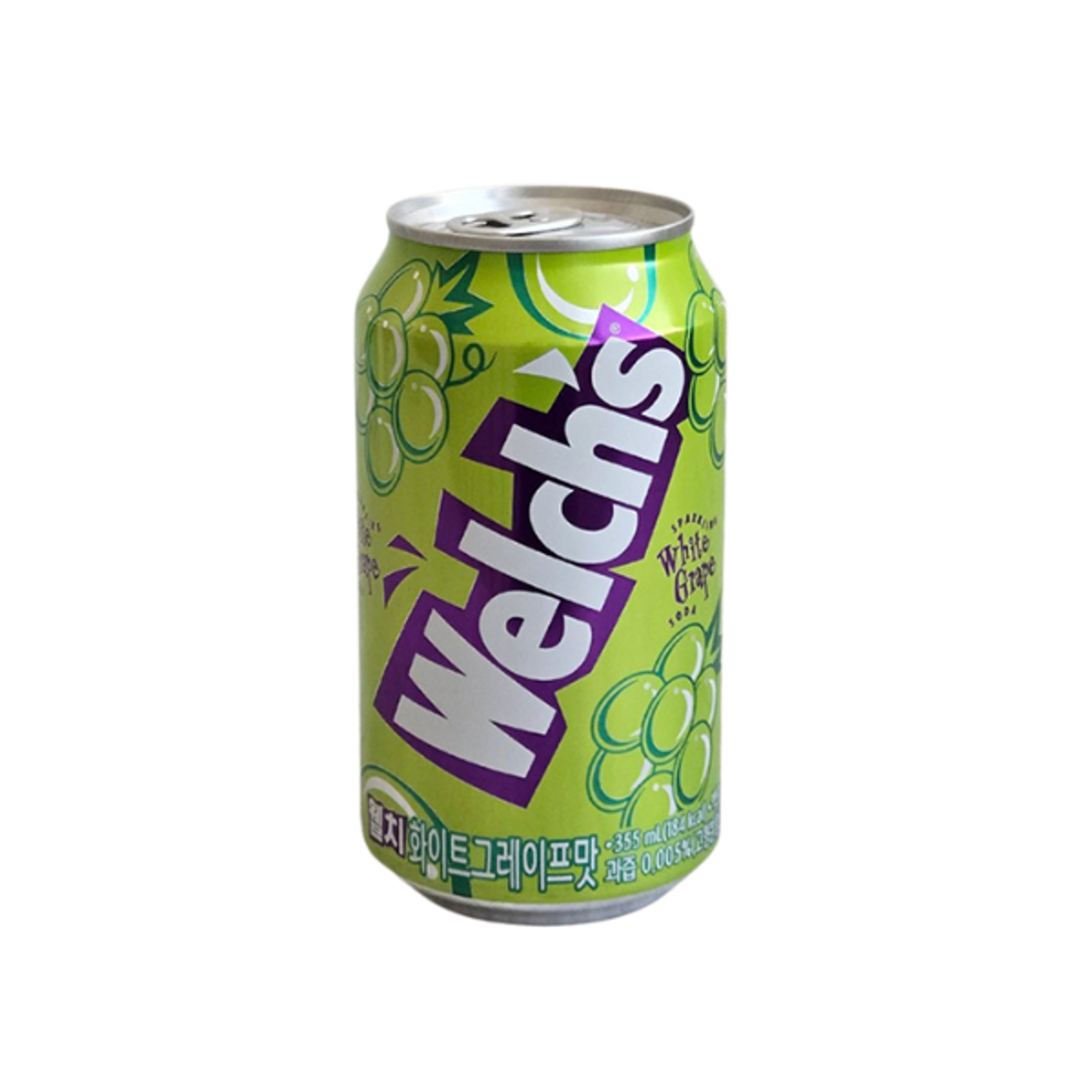 WELCH’S White Grape Soda 355ml | Sparkling White Grape Soda