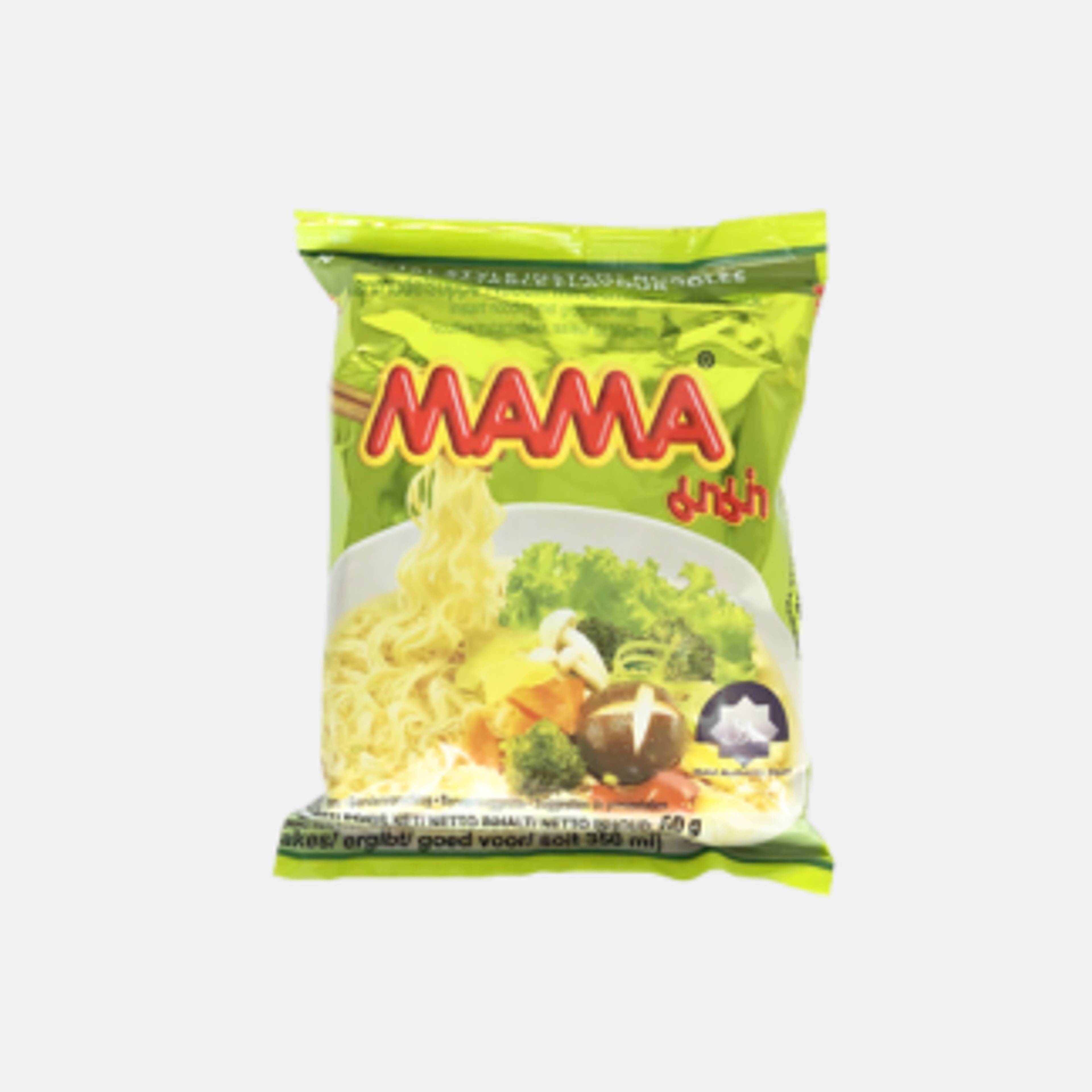 Mama Instant Noodles Vegetable Flavor 60g – Flavorful Instant Noodles with Vegetable Taste