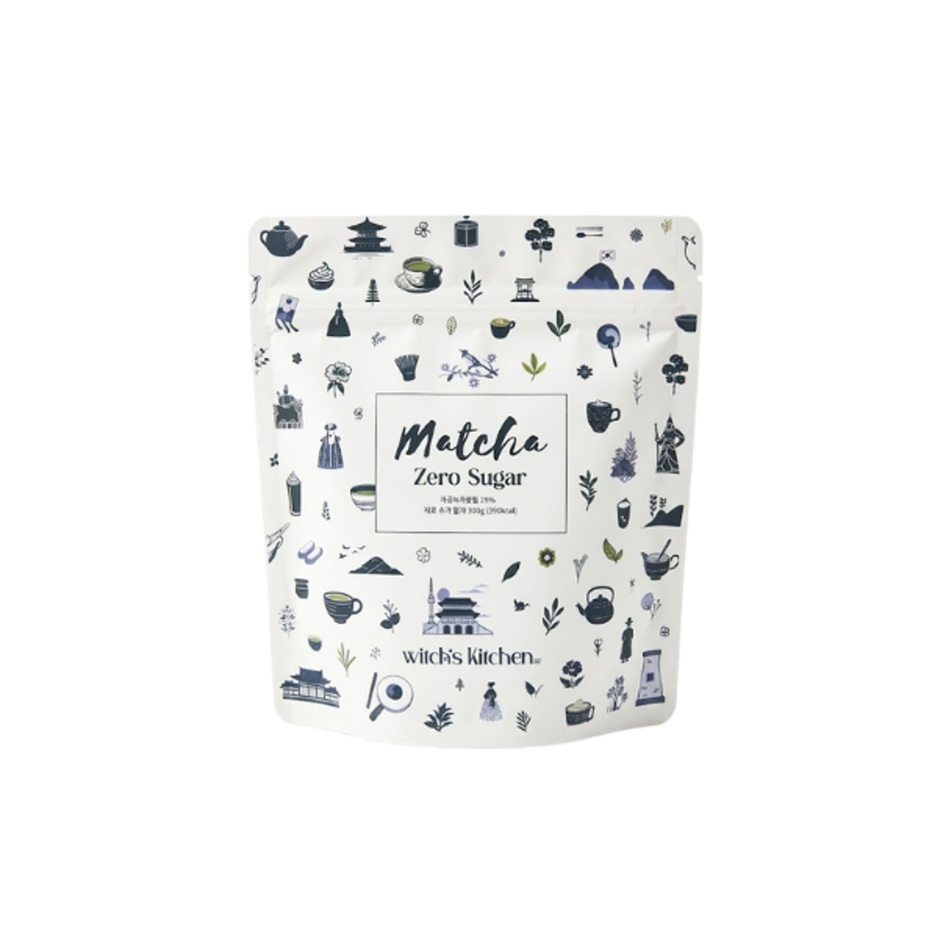 WITCH'S KITCHEN Matcha Zero Sugar 300g | Kalorienarmer Matcha Latte
