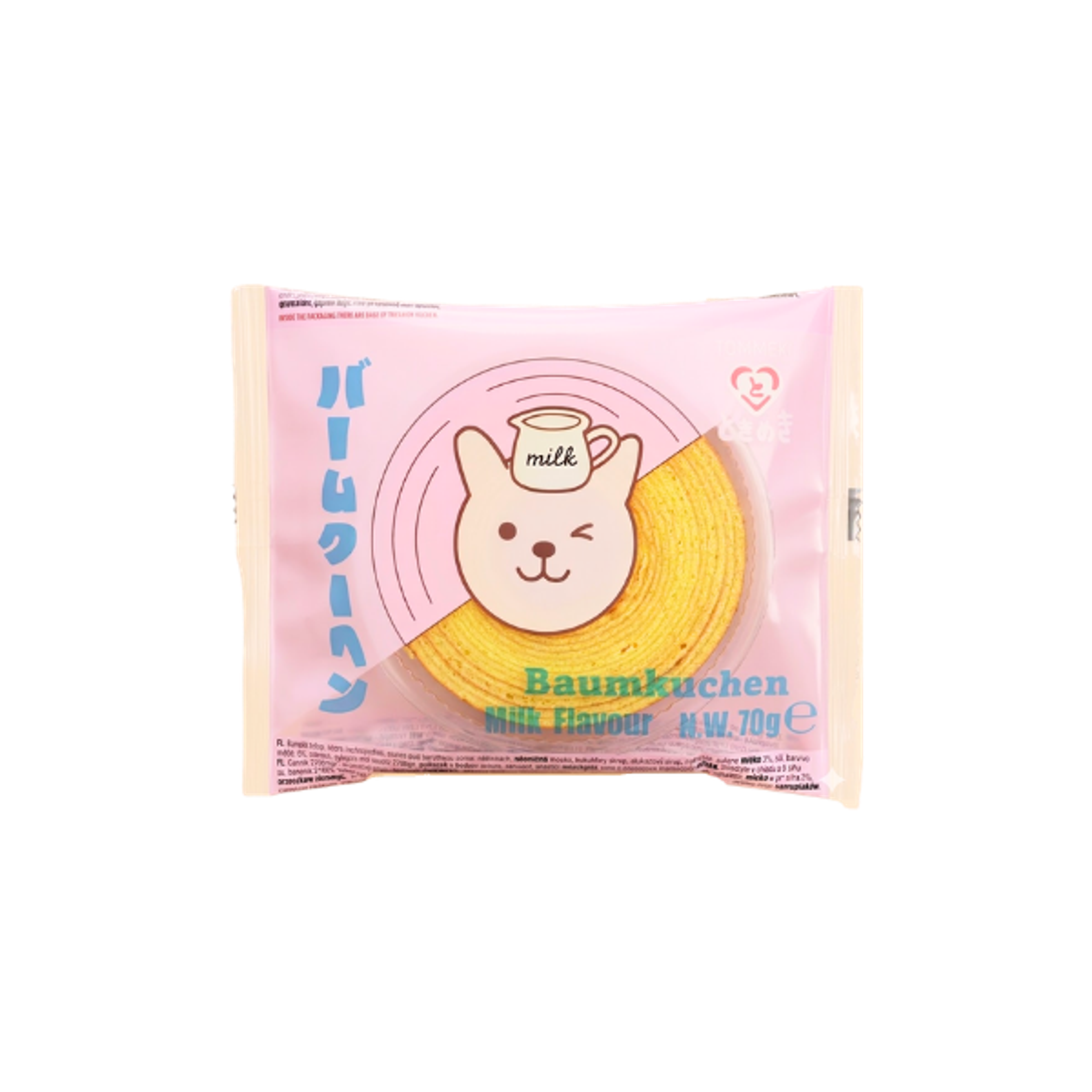 TOKIMEKI Baumkuchen Milk 70g | Japanese Milk Layer Cake