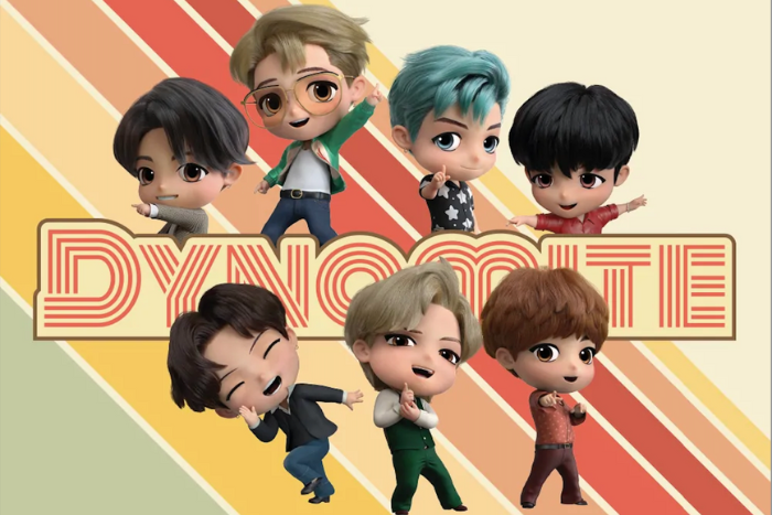 BTS TinyTan Message Chocolate - Dynamite