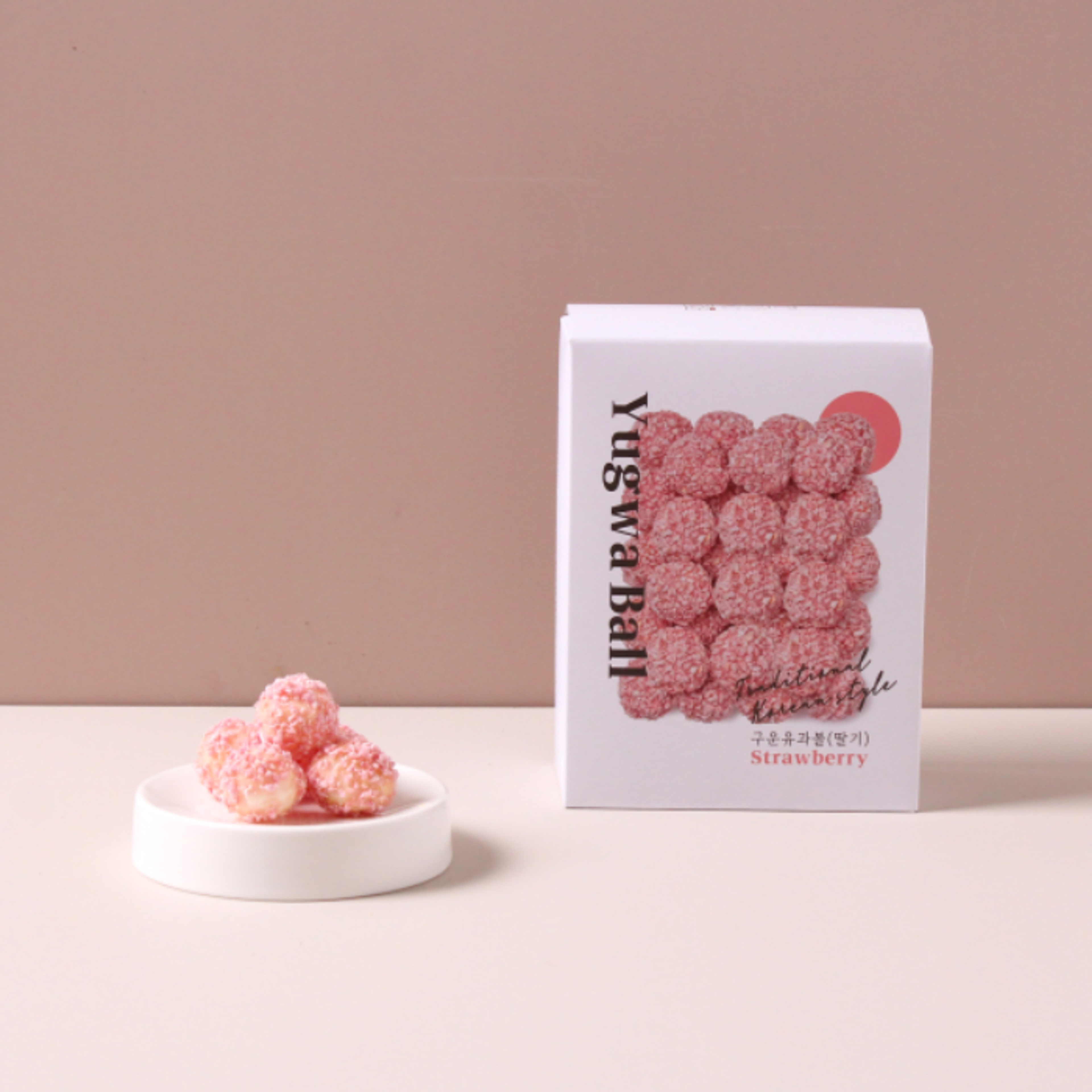 SANDEULHAE Premium Baked Rice Cracker Strawberry