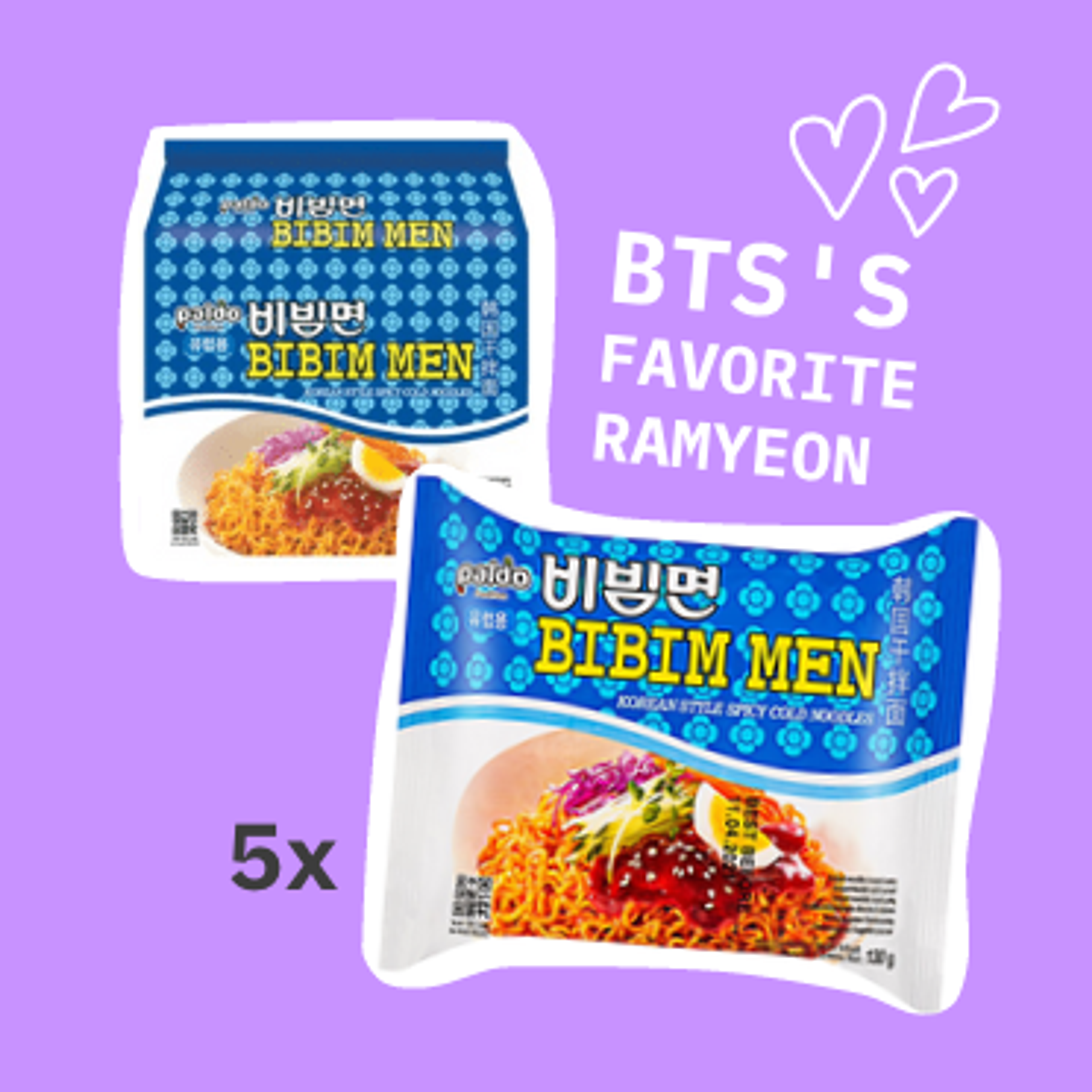 Bibimmen Ramyeon 5er-Pack